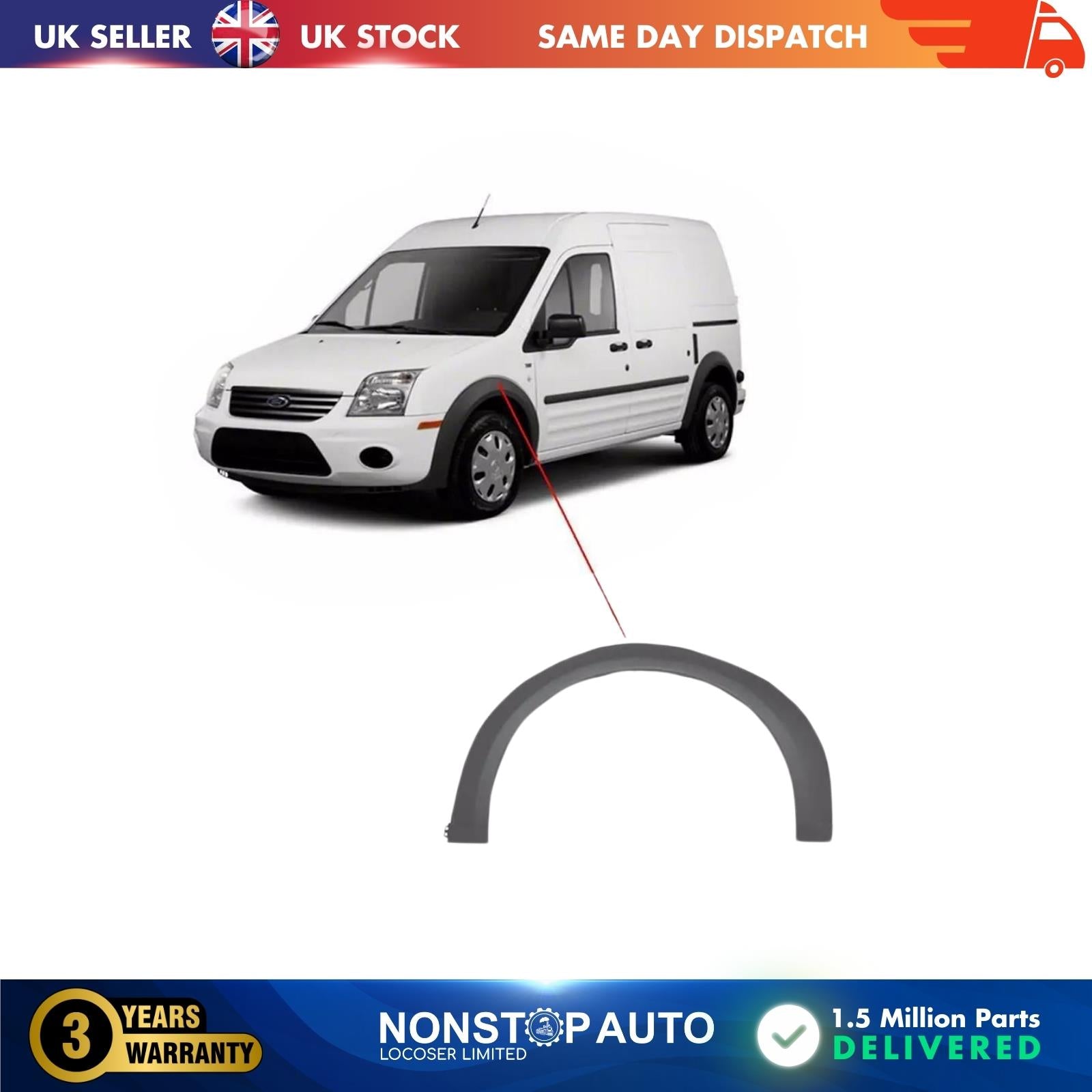 FRONT WHEEL ARCH TRIM LEFT  For FORD TRANSIT CONNECT  2T14A278L01ARYBB (2002-2007)