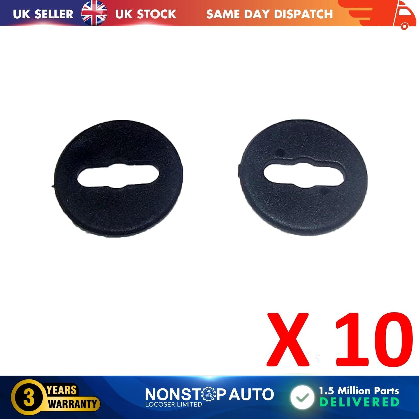 10X Carpet Mat Twist Lock Washer Clips For BMW E39 E46 82119410191 51471881521