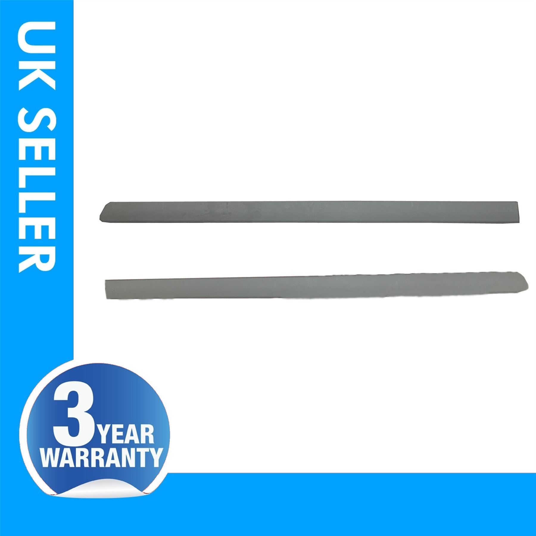 2 X Rear Door Moulding Panel Trim Strap Paintable Vauxhall  Opel Meriva 13113504
