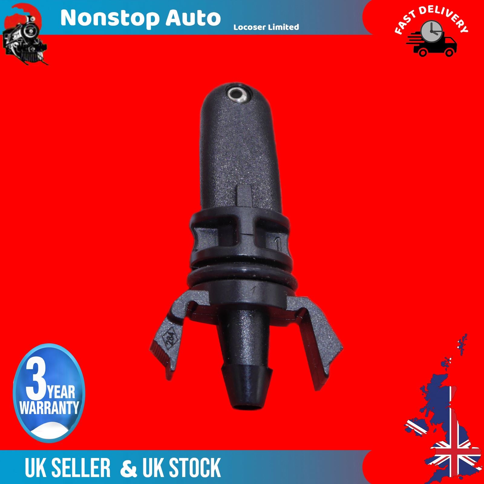 Rear Windscreen Washer Jet Nozzle Spray Fits Dacia  Lodgy Dokker 8200107563