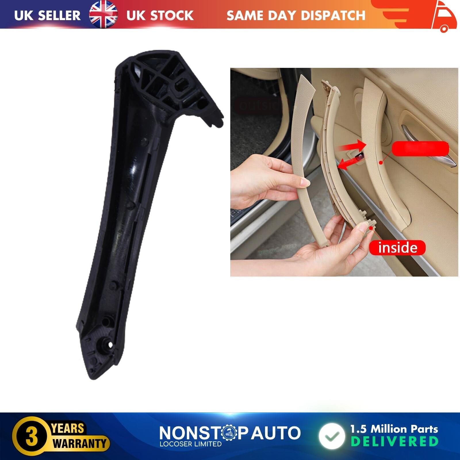 Door Handle Pull Panel Trim Bottom Right For BMW 3 318i 320i 325i 328i 330i 335i