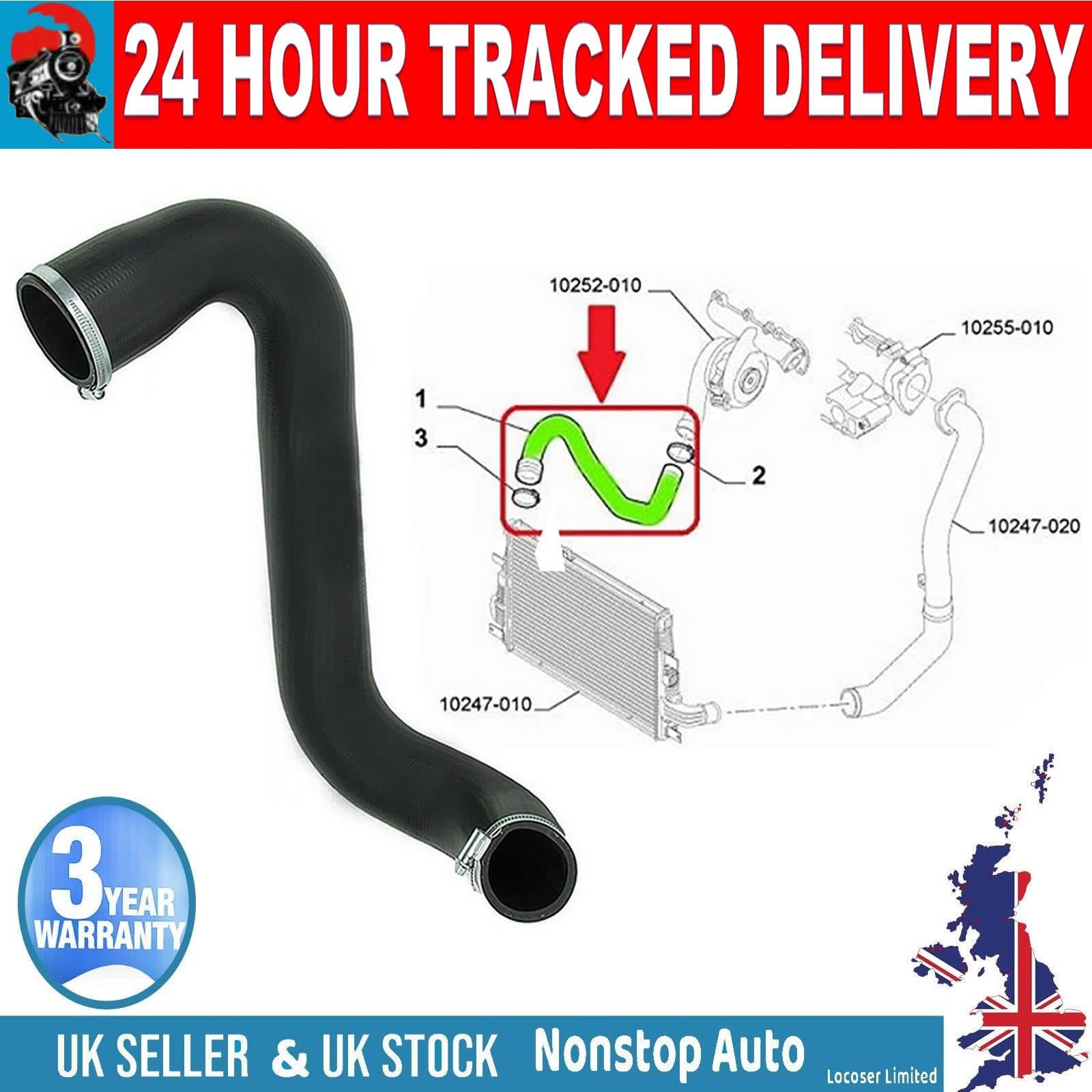 TURBO INTERCOOLER HOSE PIPE FOR ALFA ROMEO 159 1.9 JTDM  50508204