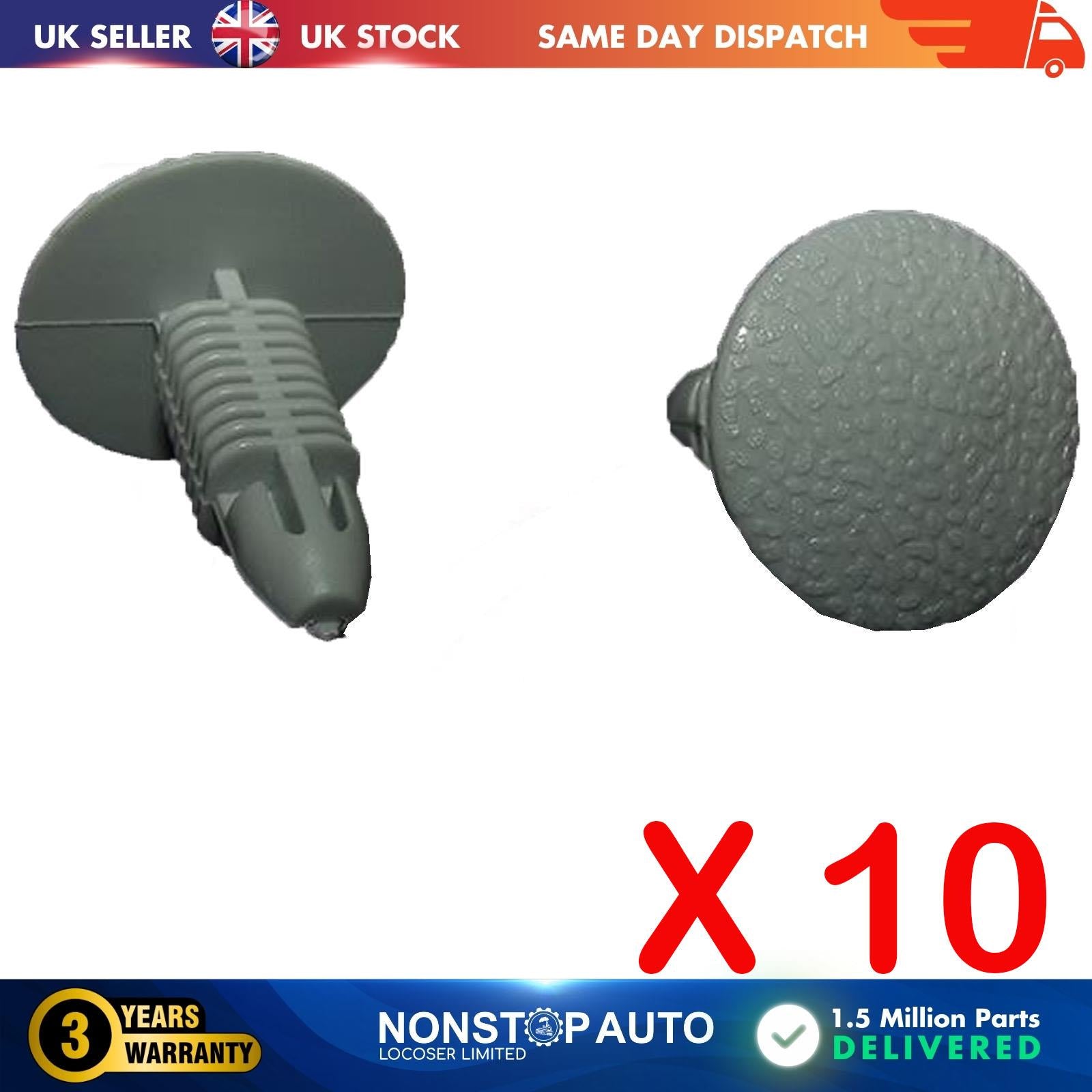 10X Trim Panel Retainer Clips For SUZUKI SX4 TOYOTA Verso 0940910302