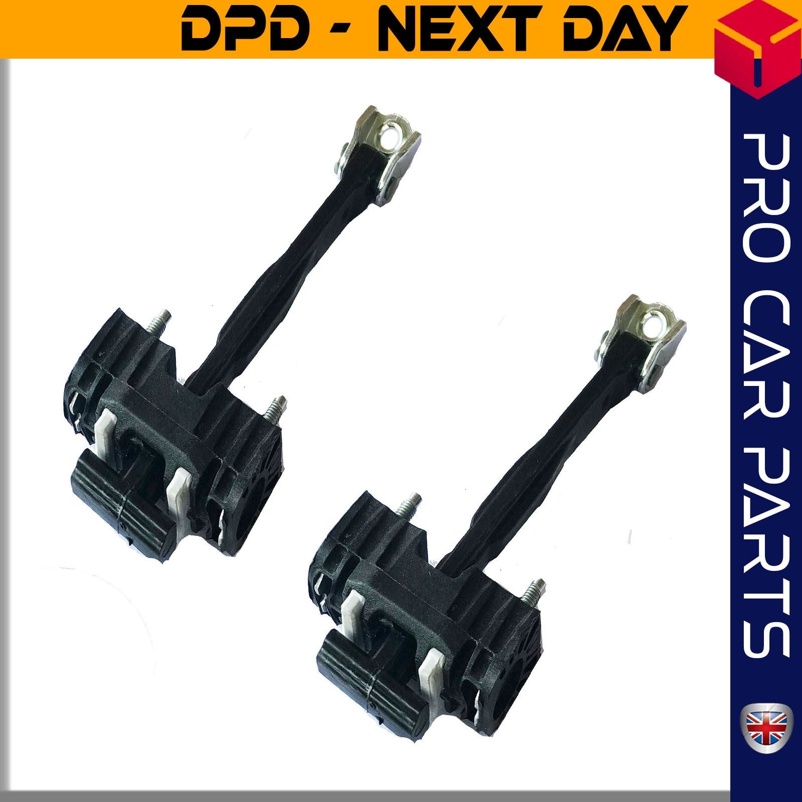 2 X Rear Door Hinge Stop Check Strap Limitery Right and Left Side Fits VAUXHALL Insignia A 13229108