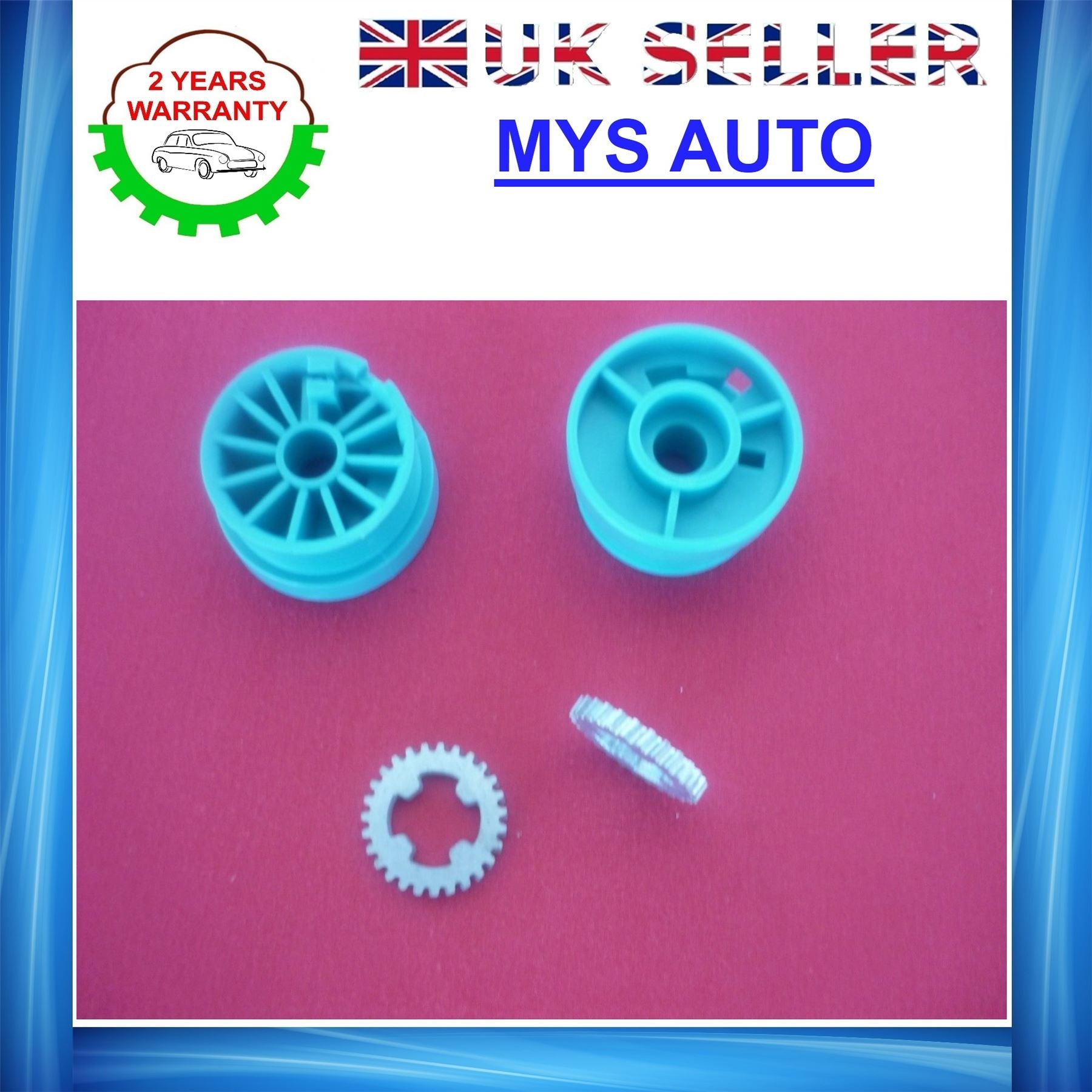 Fits RENAULT Master Window Regulator Repair Kit Regulator Gear Pulley