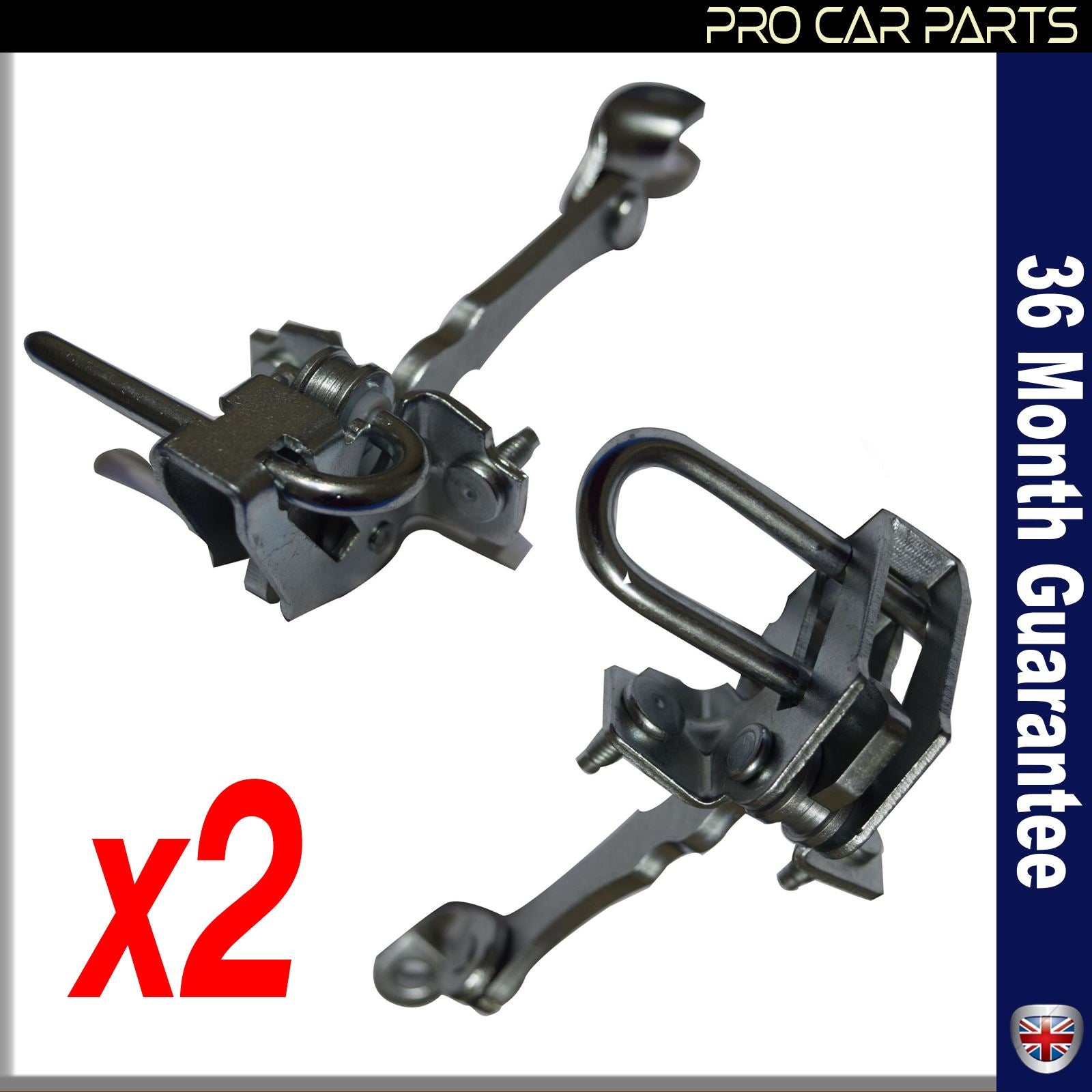 2 X Front Door Hinge Stop Check Strap Limitery Right and Left Side Fits ALFA ROMEO GT 3 doors  147 50512115