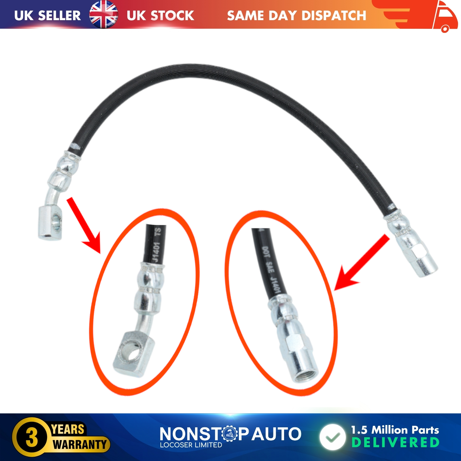 Rear Brake Hose Pipe For MERCEDES C-CLASS CLS E-CLASS 0014204548