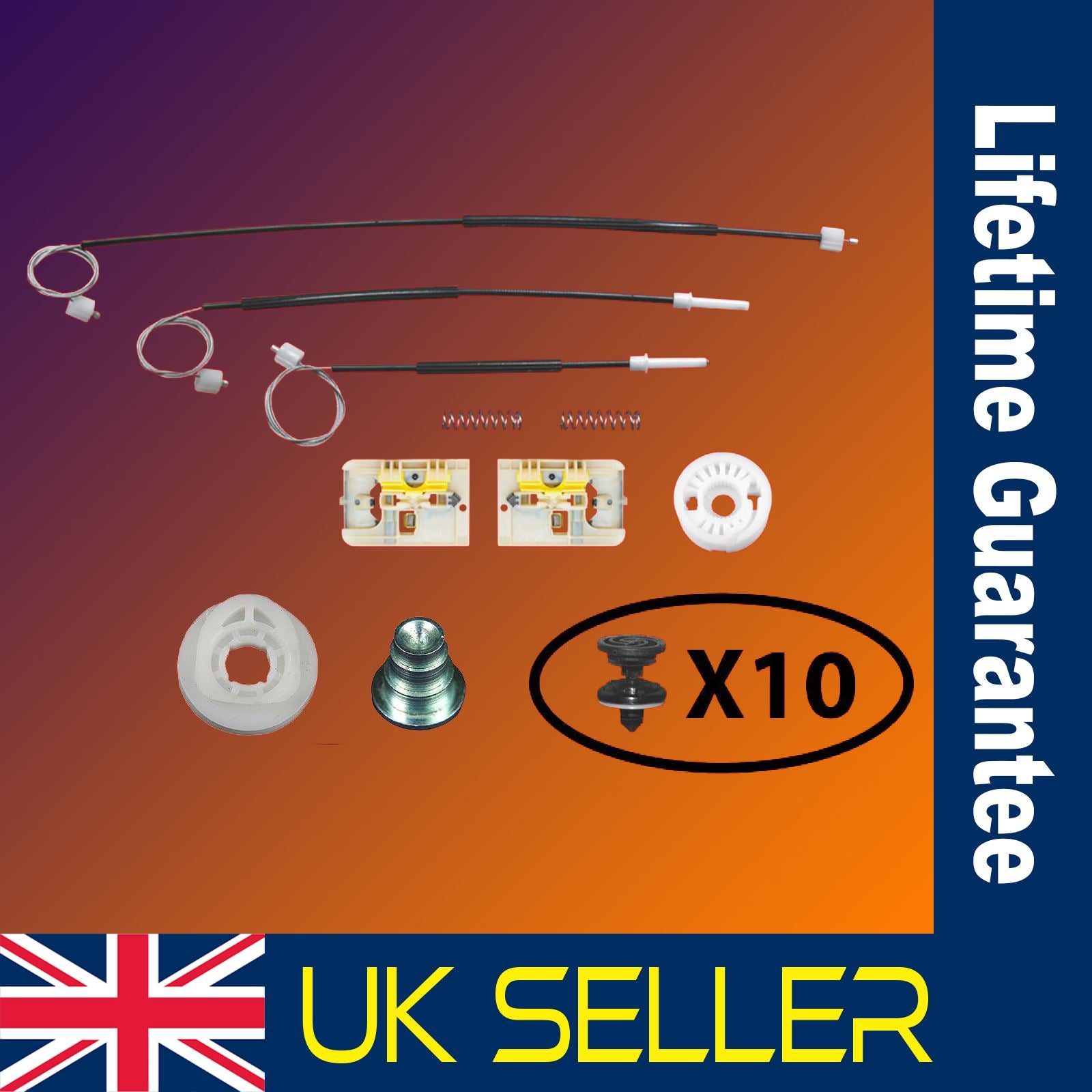 VOLKSWAGEN GOLF MK6 Window Regulator Repair Kit / FRONT RIGHT HAND SIDE