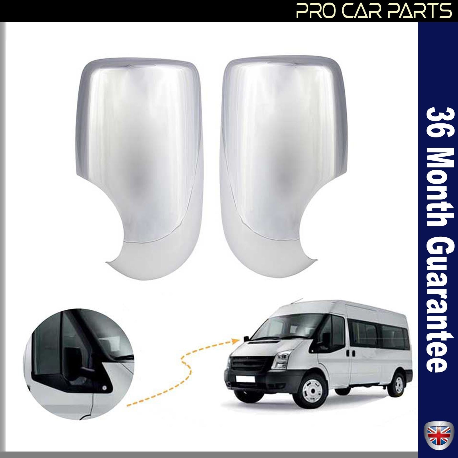 FORD Transit 03-14 wing mirror cover cap chrome / left&right