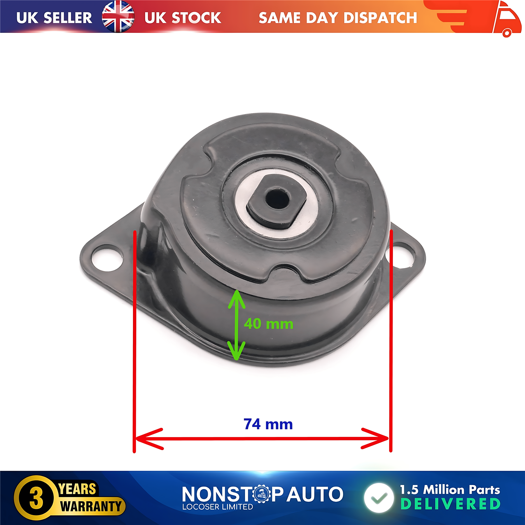 Fan Belt Tensioner Pulley V Ribbed Belt Idler For AUDI 80 B4 A6 C4 Cabriolet B3 FORD Galaxy I SEAT Alhambra Arosa Cordoba Ibiza II Toledo I Inca VW Caddy II Golf III IV Passat B3 B4 Polo III Sharan Vento Transporter T4 028903315R