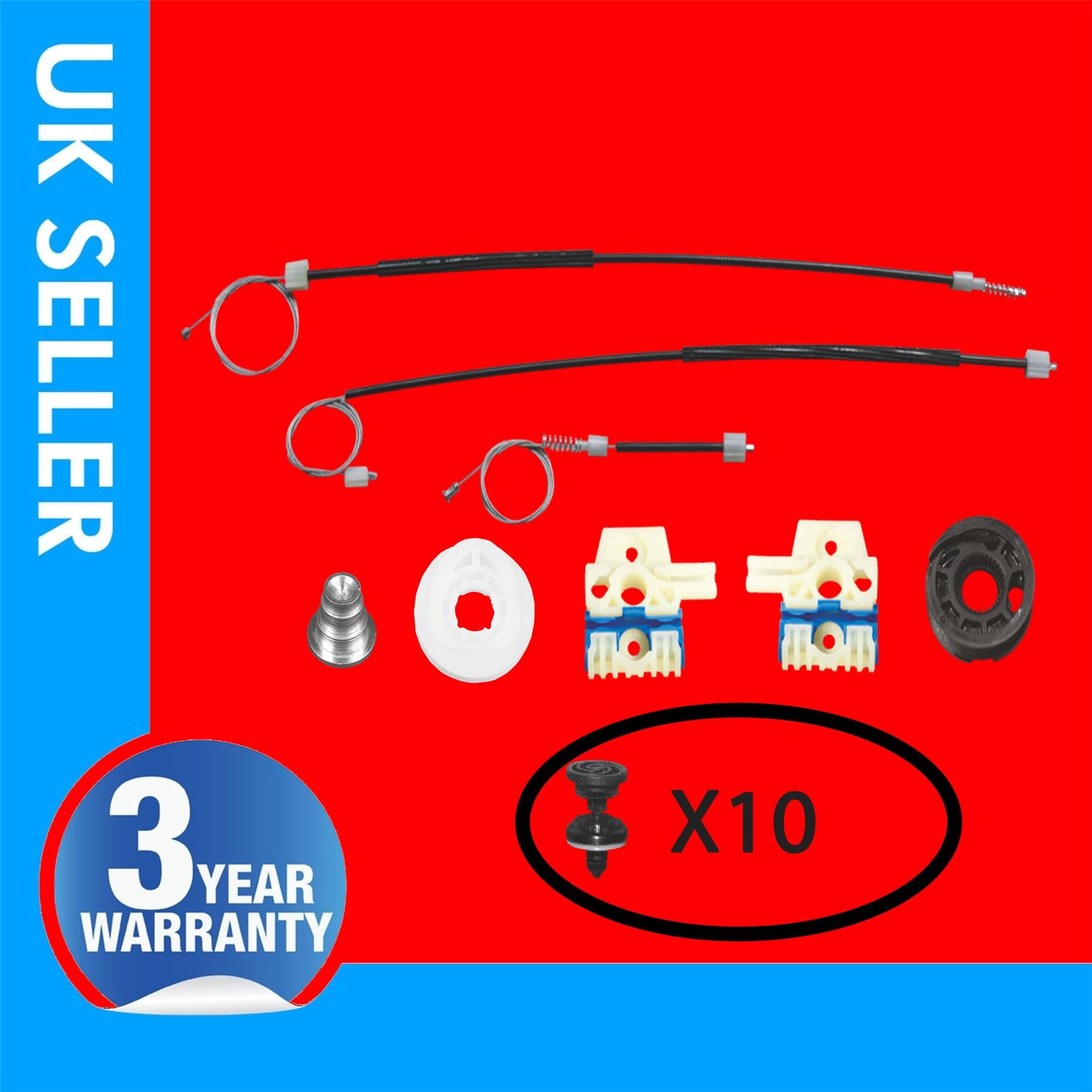 FOR VW Jetta Window Regulator Repair Kit Left Hand Side (2011-2013)