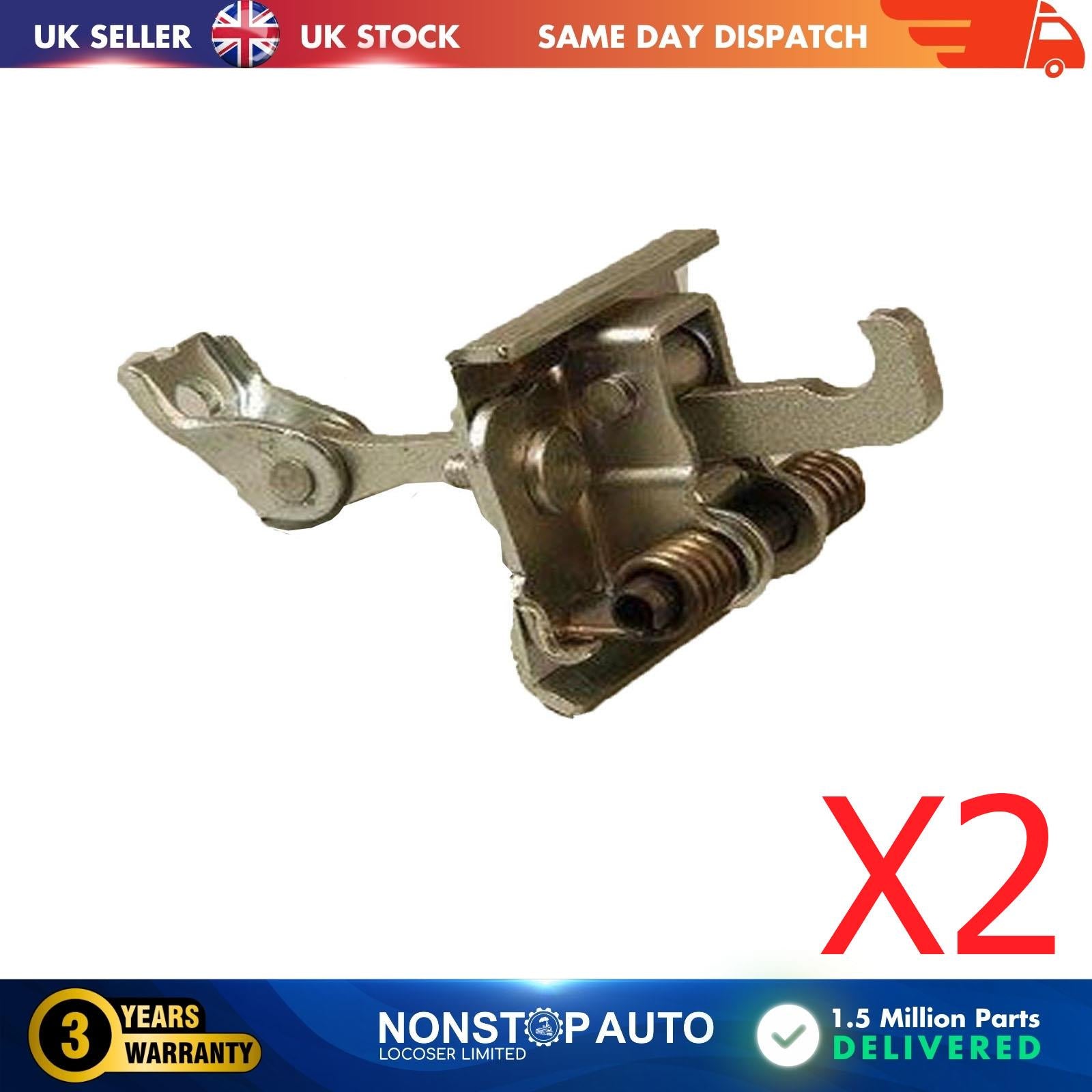 2 X Front Door Hinge Stop Check Strap Limitery Right and Left Side Fits PEUGEOT 307 9181G7