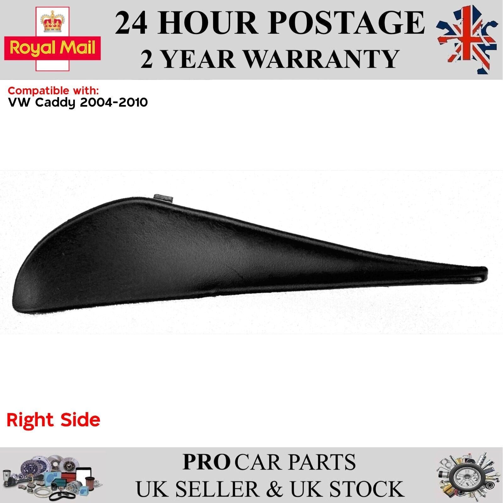 WINDSCREEN SCUTTLE END TRIM LOWER RIGHT FOR VW CADDY 2004-2010 2K0819448B