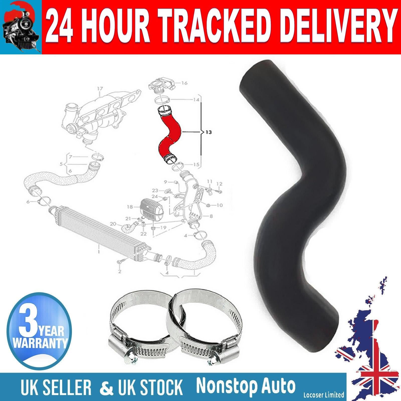 TURBO INTERCOOLER  HOSE PIPE FOR AUDI A4 A5 2.0 TDI  8K0145737K