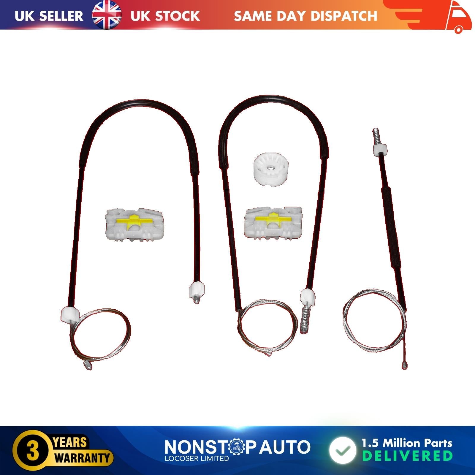 window winder regulator Repair Kit / Front Left Fits SEAT Ibiza IV 6J4837461