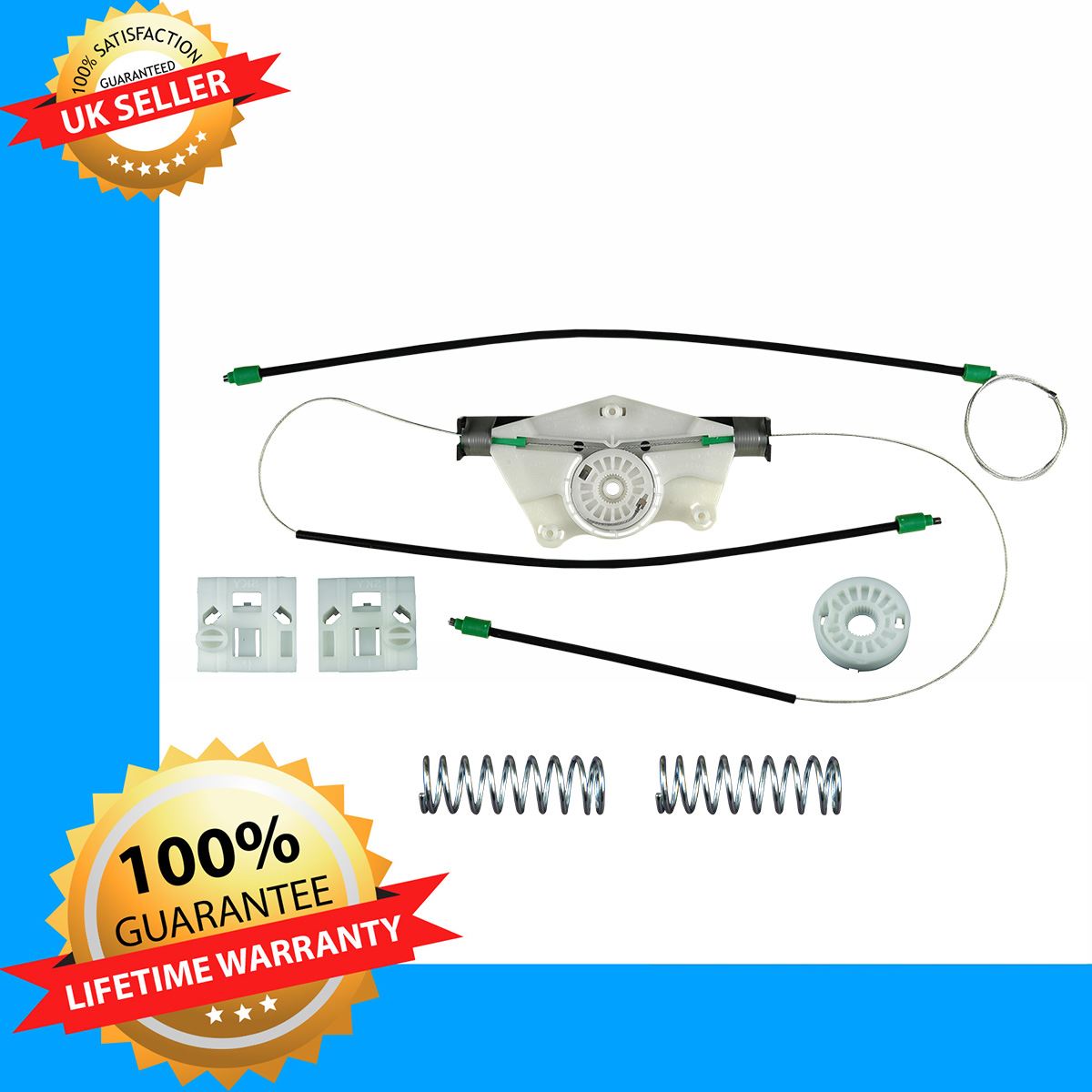 Fits SEAT Leon Toledo II Window Regulator Repair Kit Front Right Side