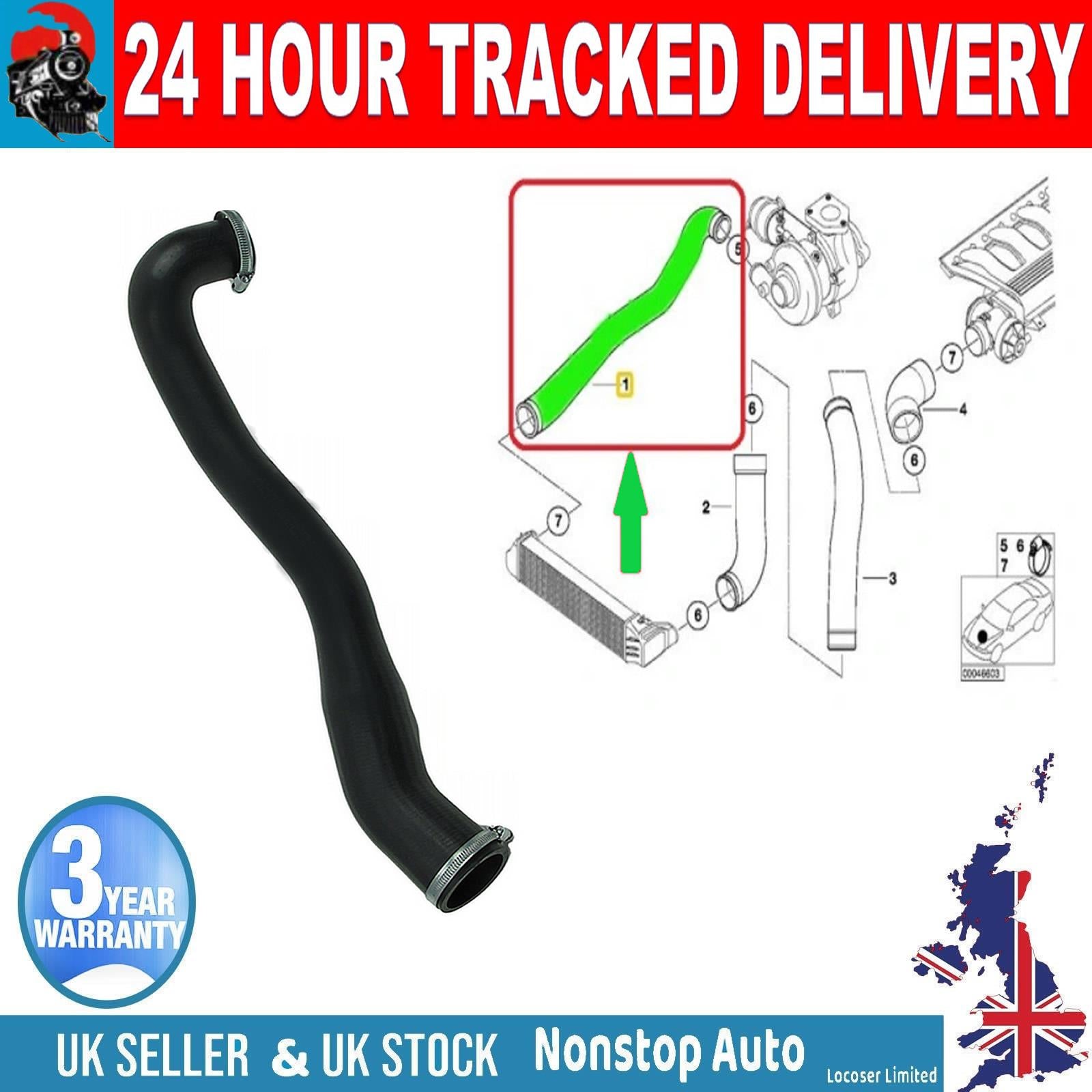 TURBO INTERCOOLER TURBO HOSE PIPE FOR BMW  E46 318D 320D 11612247325