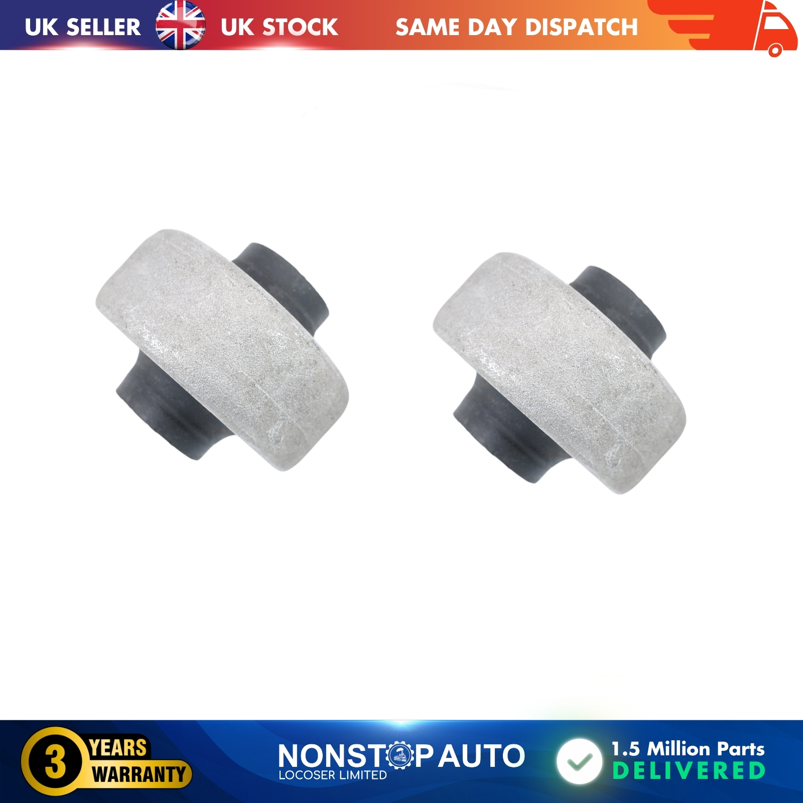 2X CONTROL ARM RUBBER MOUNTING FOR SEAT AROSA VW LUPO POLO AMAROK JETTA II PASSAT SKODA SUPERB IV VOLVO EX30 6N0407181