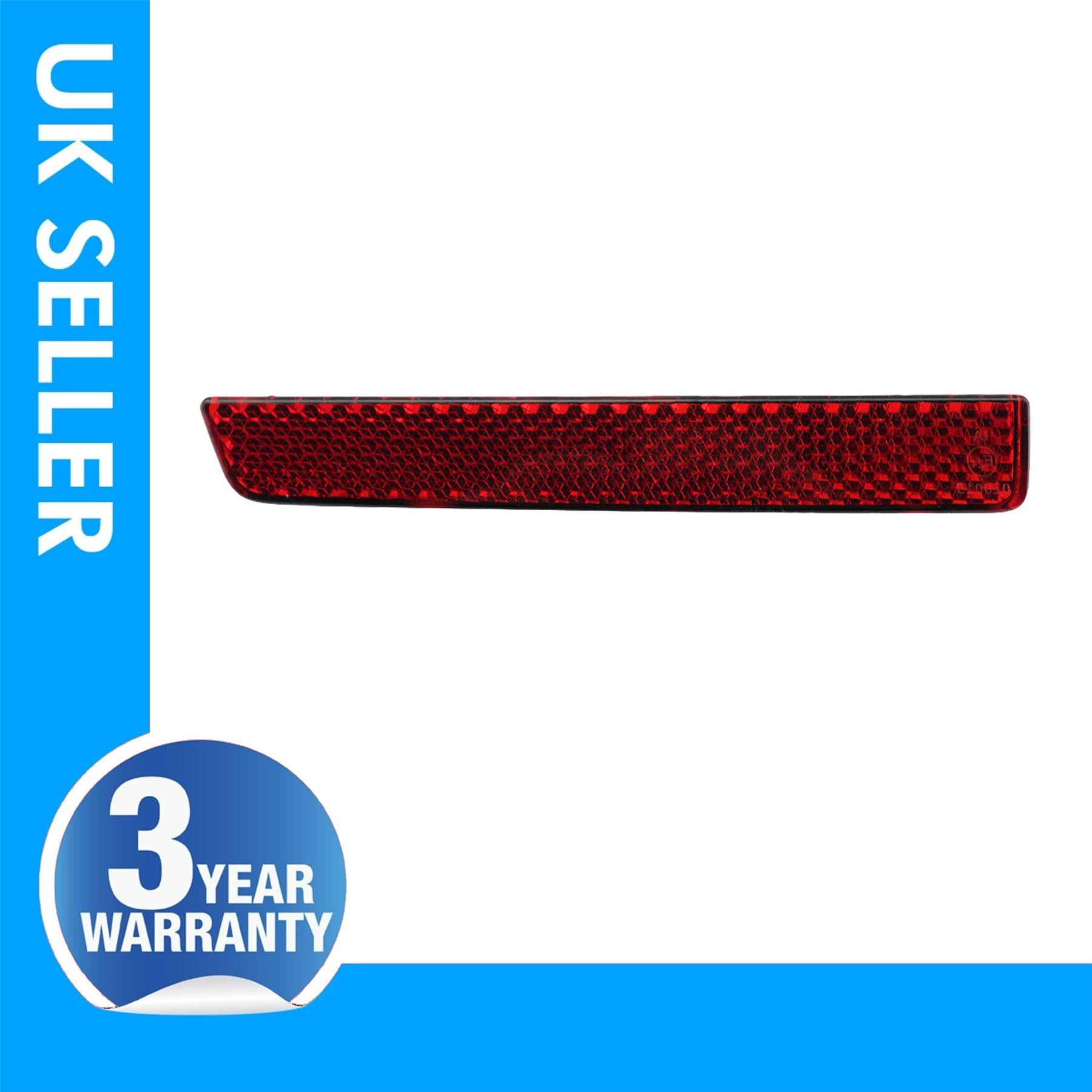 Rear Bumper Reflector Left Side FOR Fiat Doblo Mk3 Vauxhall ComboD51810678