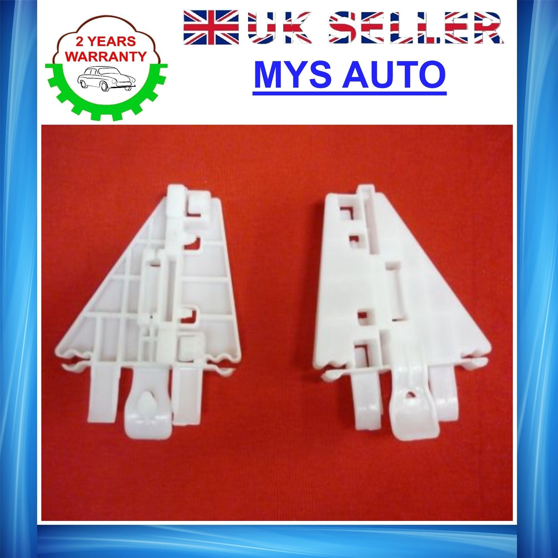 Fits ALFA ROMEO 156 Window Regulator Repair Kit Clips Rear Left Side