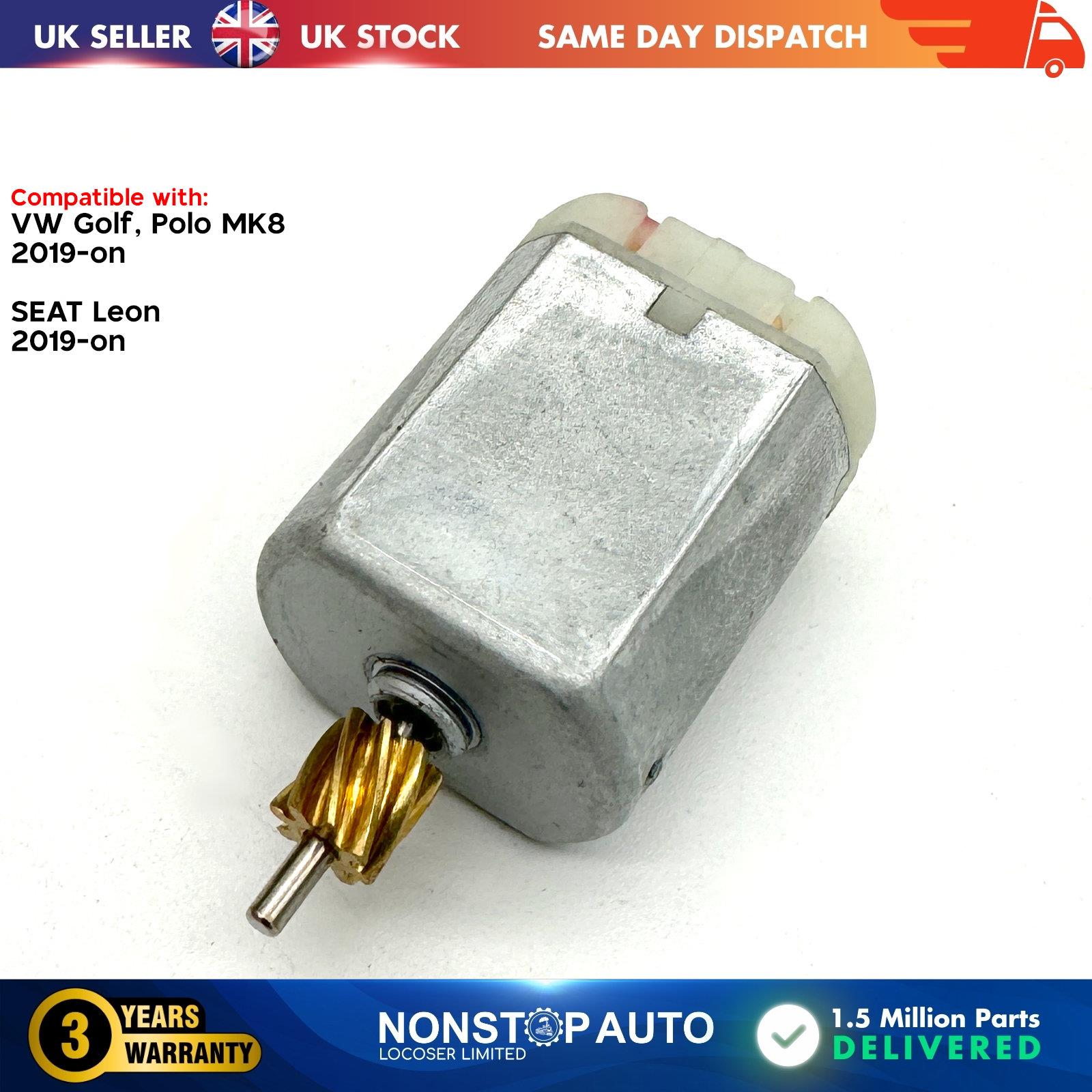 Door Central Lock DC Motor Actuator For VW Golf Polo MK8 Seat Leon