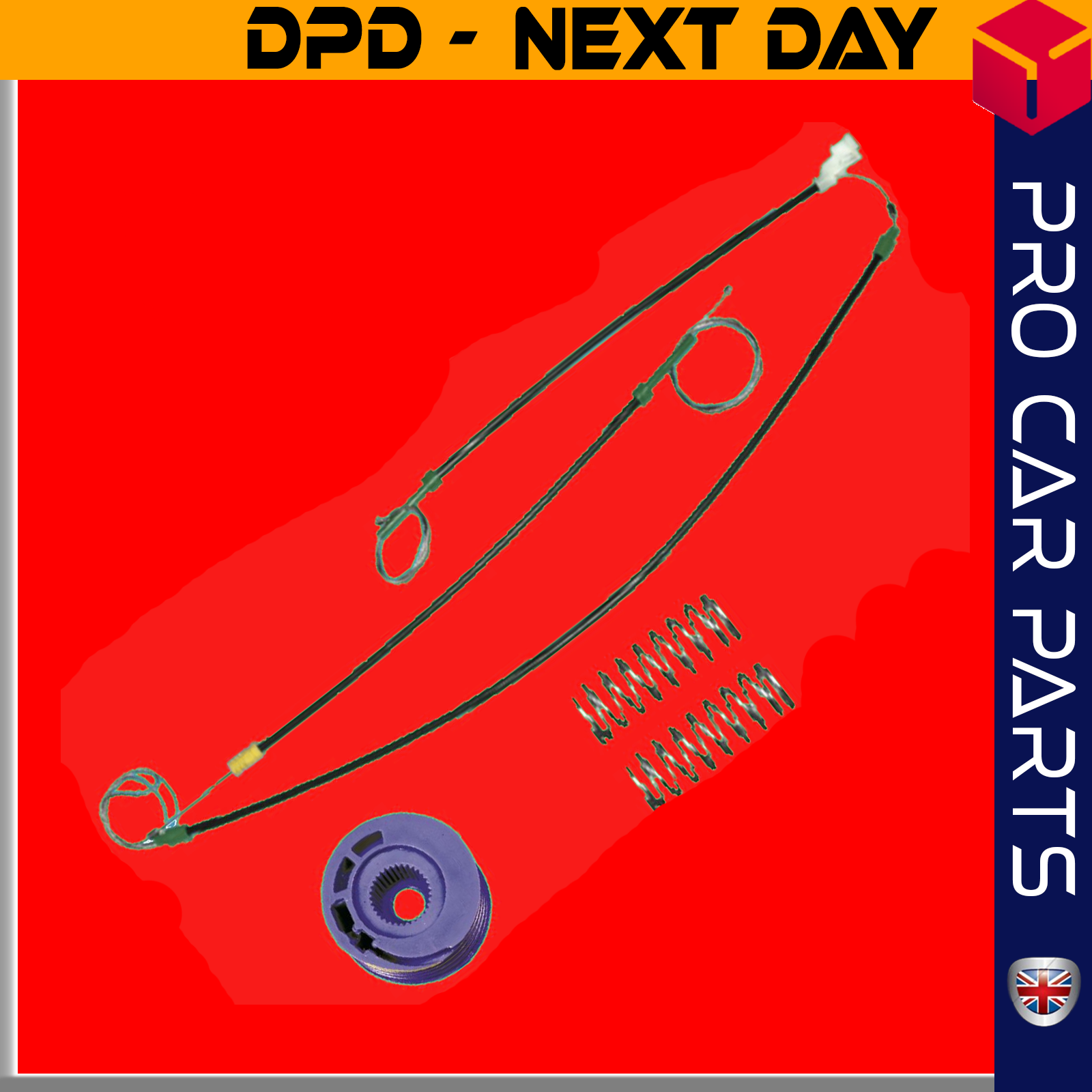 Window Regulator Repair Kit 2-3 Doors / Front Right Fits VW Golf MK3 1J3837462