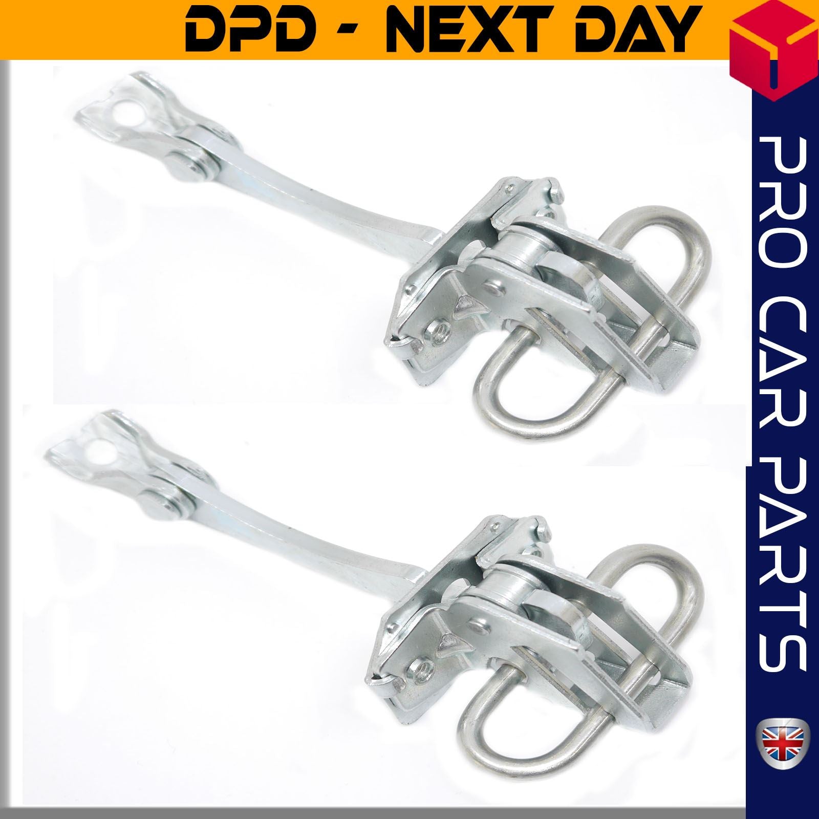 2XFront Door Hinge Stop Check Strap Limitery Right or Left Side Fits FIAT Punto