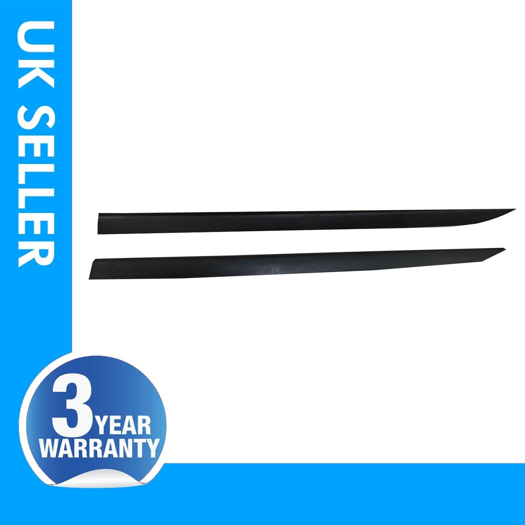 2 X Front Door Panel Moulding Strap Vauxhall Opel Corsa D 5172437 5172452