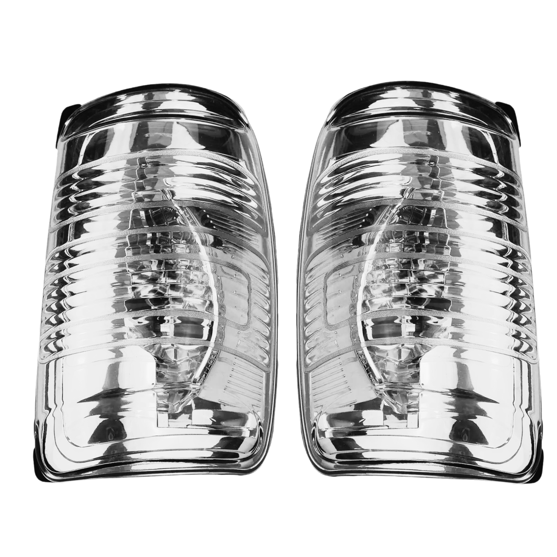 FORD Transit Mk8 Door Wing Mirror Indicator Clear Lens Left & Right Hand Side Pair
