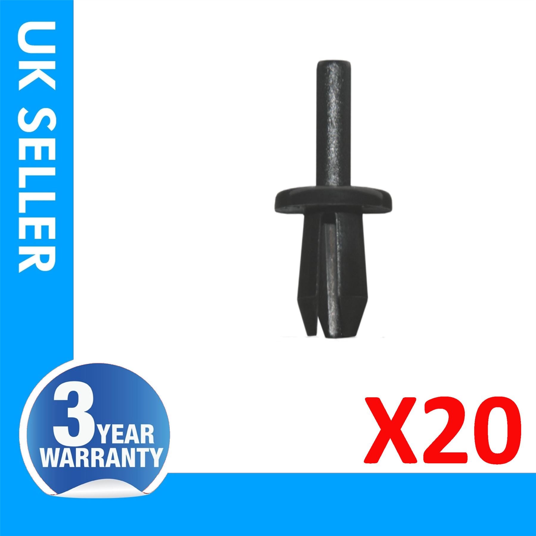 20X For Mercedes VW Volvo Vauxhall / Opel Wheel Arch Moulding Panel Splash Guard Clips A00199692