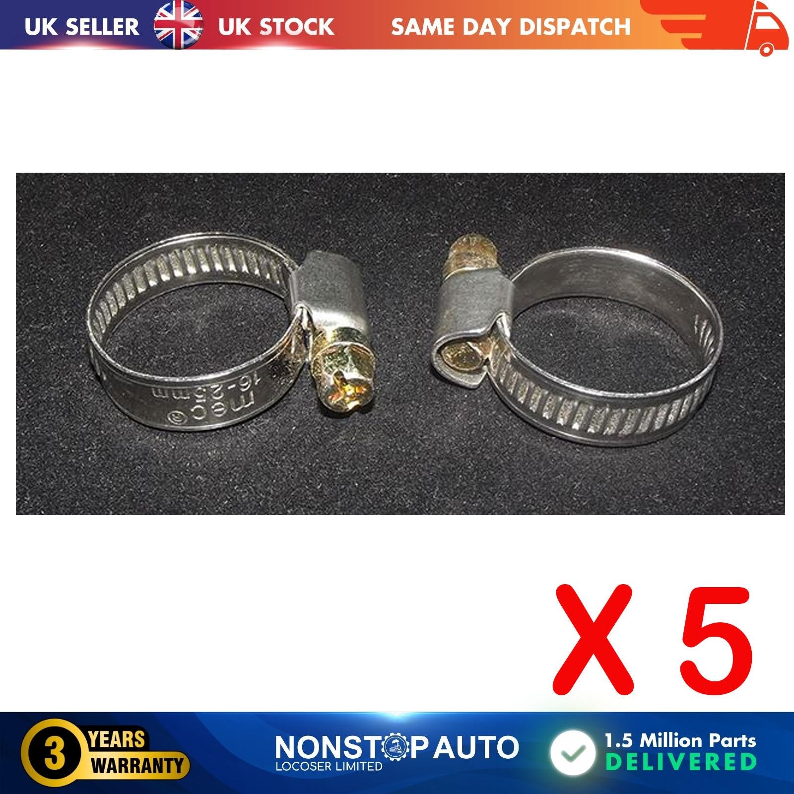 5X UNIVERSAL Pipe Hanging Clips