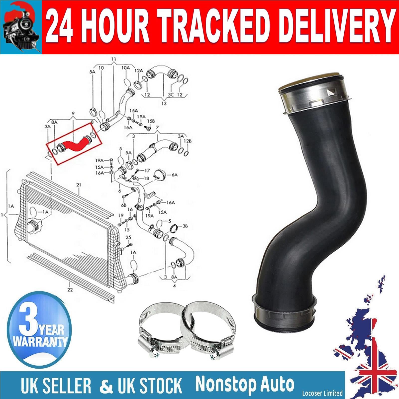 TURBO INTERCOOLER HOSE PIPE FOR VW PASSAT 1.8 2.0  3C0145832Q