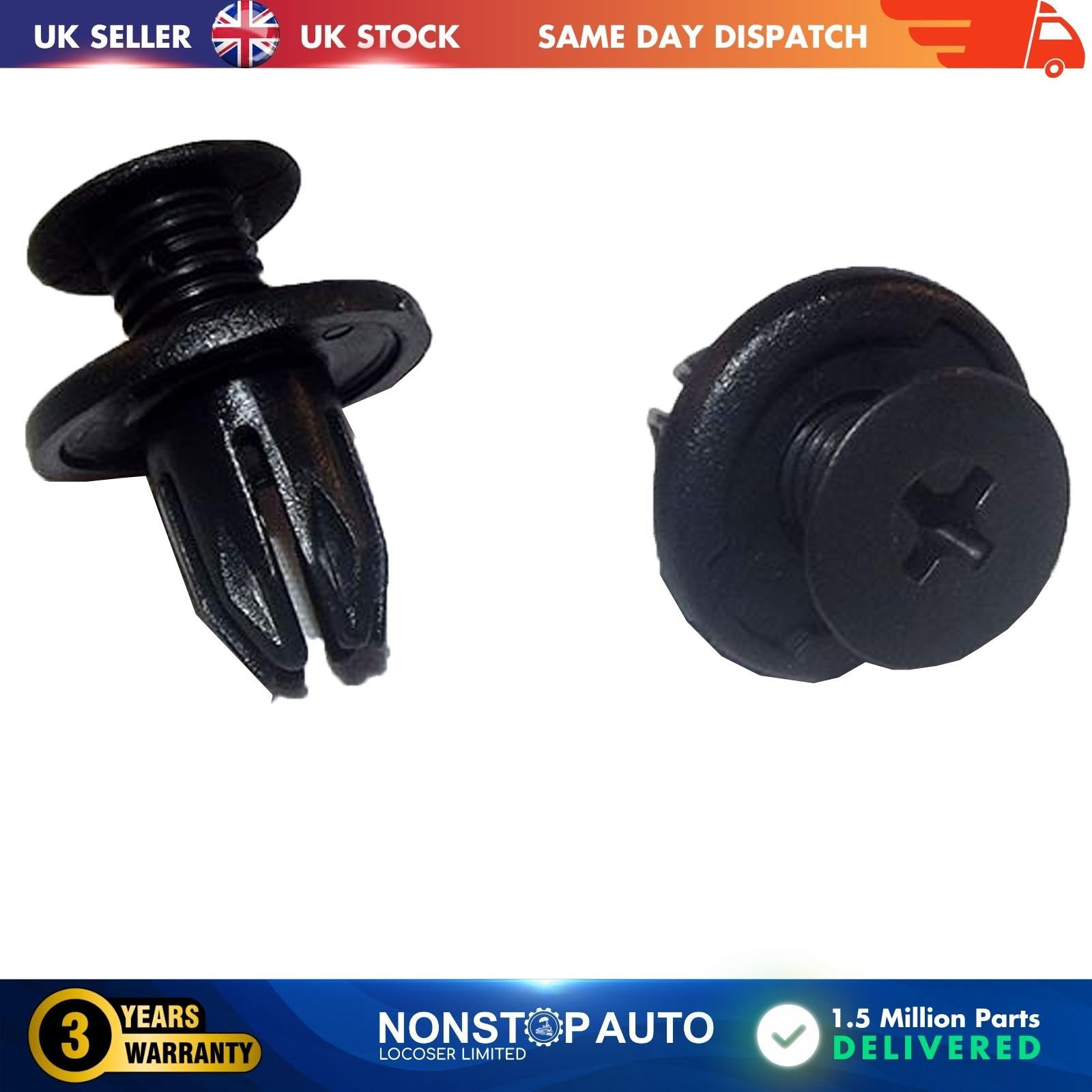 10X Bumper Grille Retainer Clips For MINI Cooper One Paceman