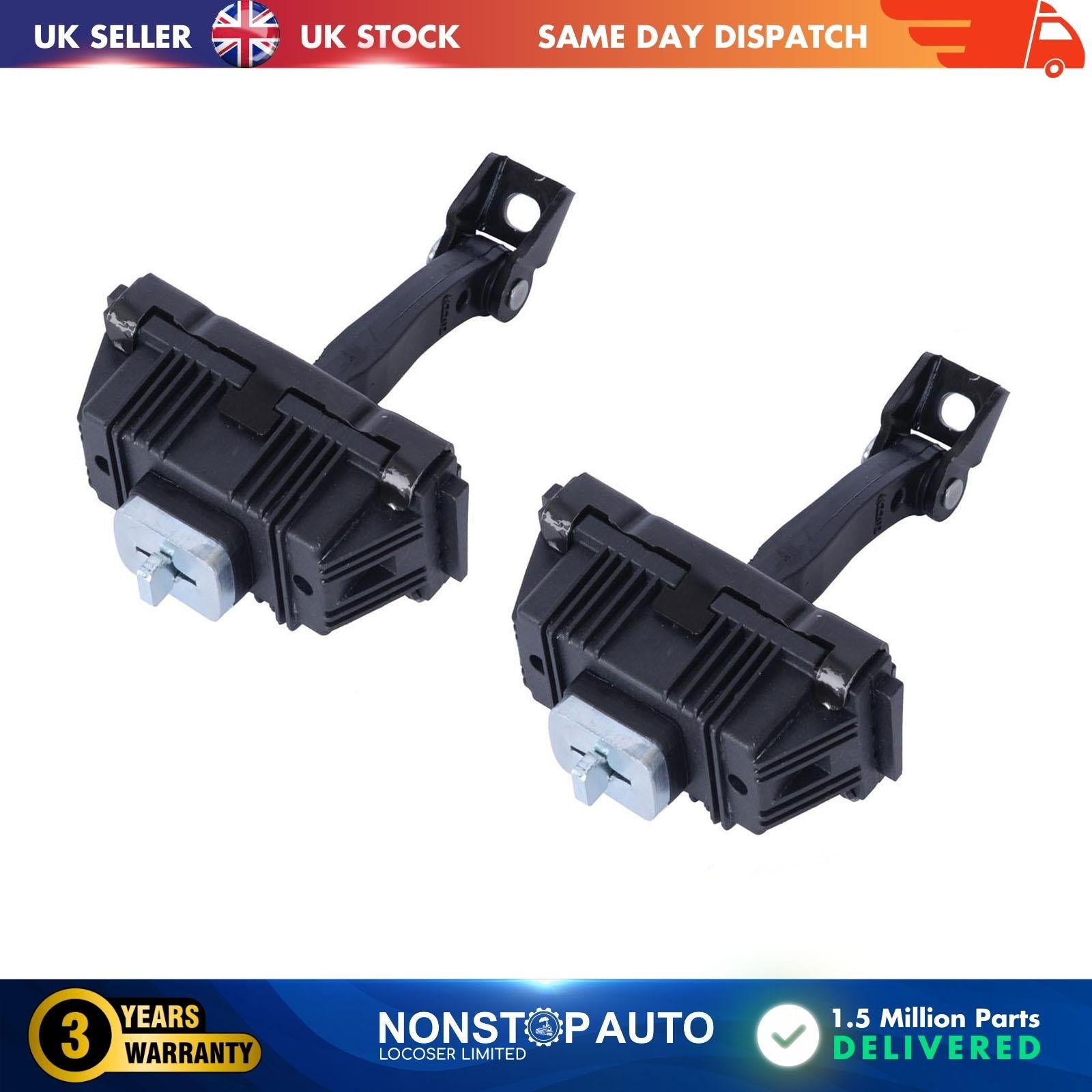 2 X Front Door Hinge Stop Check Strap Limitery Right and Left Side Fits BMW 3 Cabrio E93 Coupe E92   51217193671