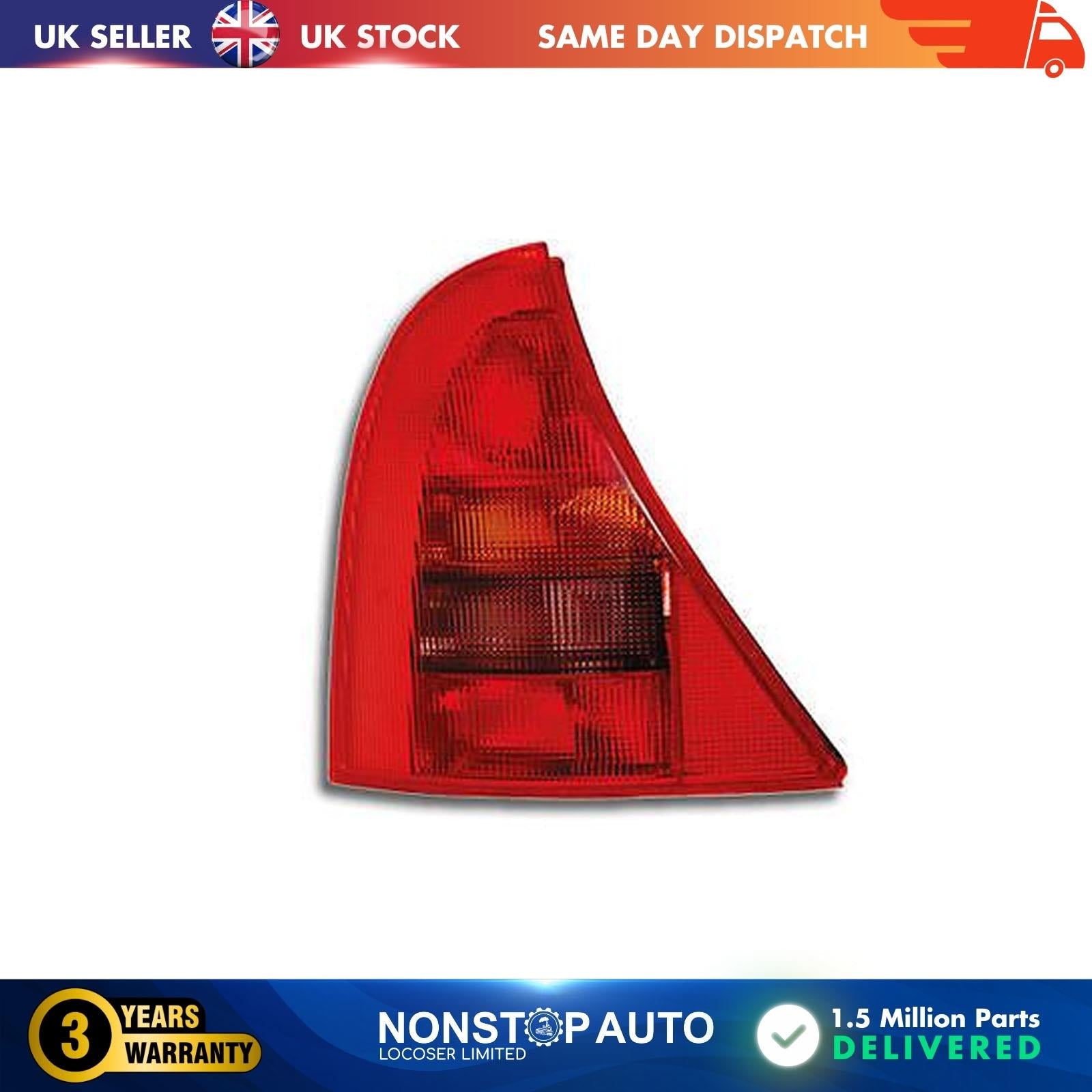 Rear Tail Light Lamp Without Bulb Holder / Left Side FOR RENAULT CLIO Hatchback