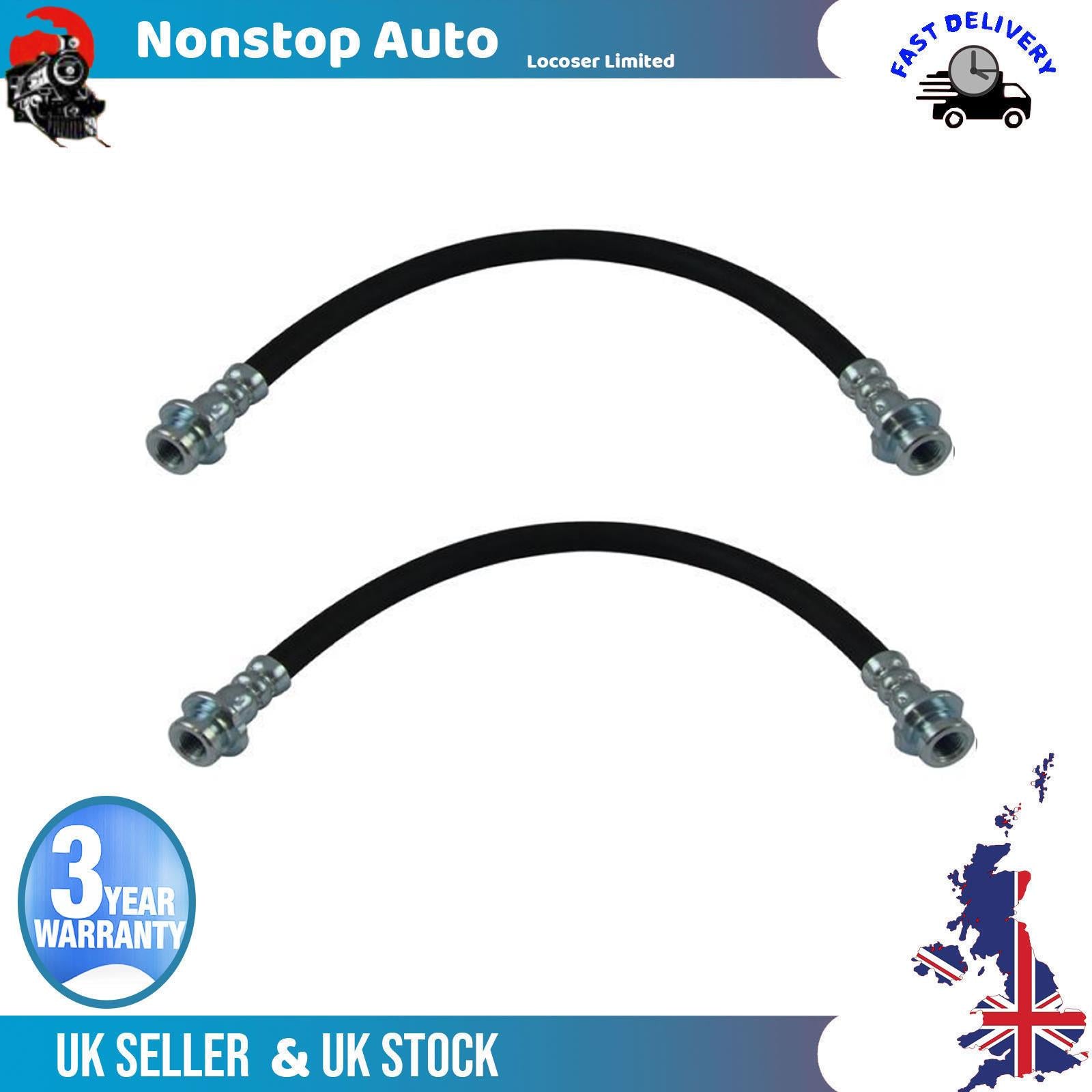 2X Rear brake hose Pipe For NISSAN Primera  4621450J05