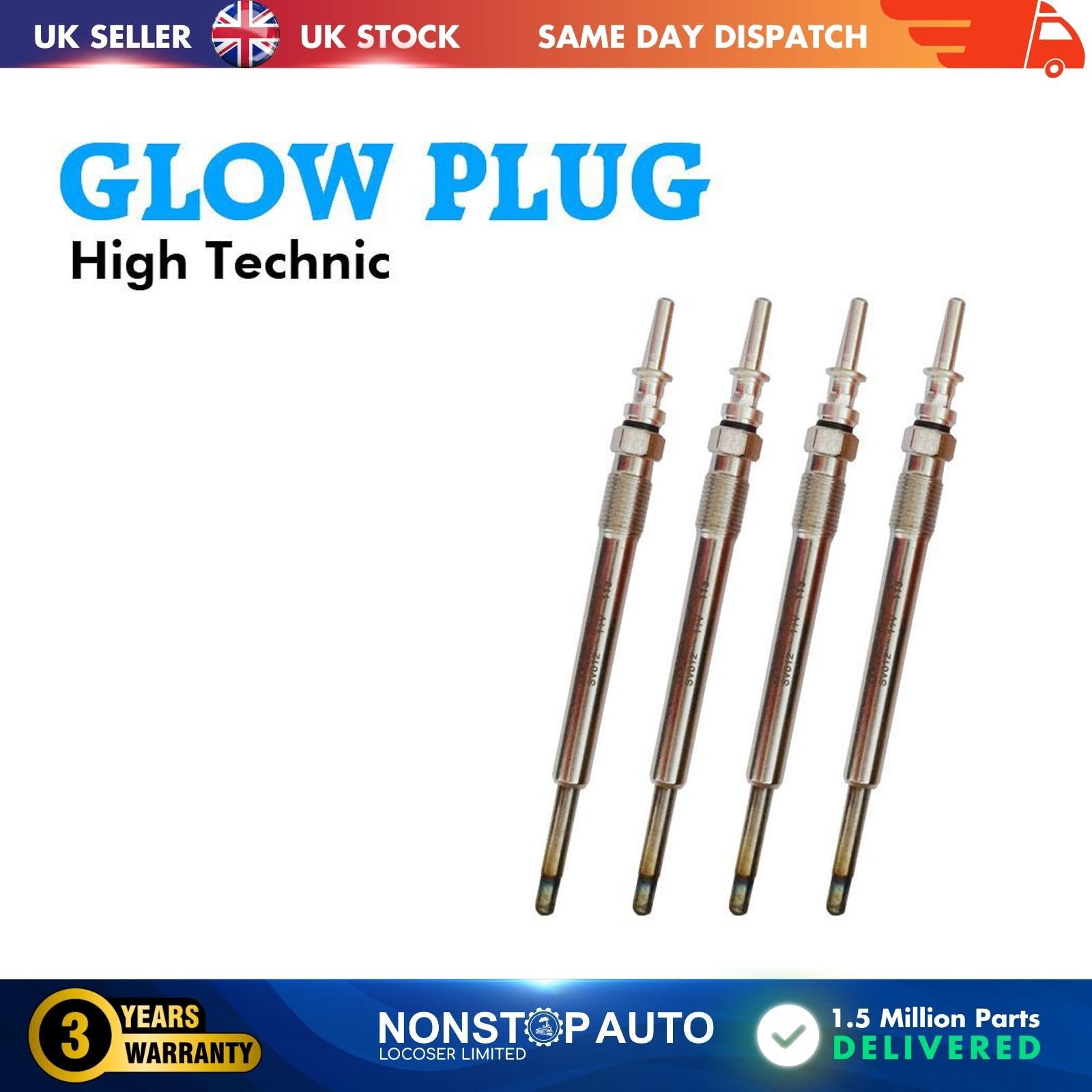 FOR 4 X BMW E38 7.40T TD 11V Glow Plug