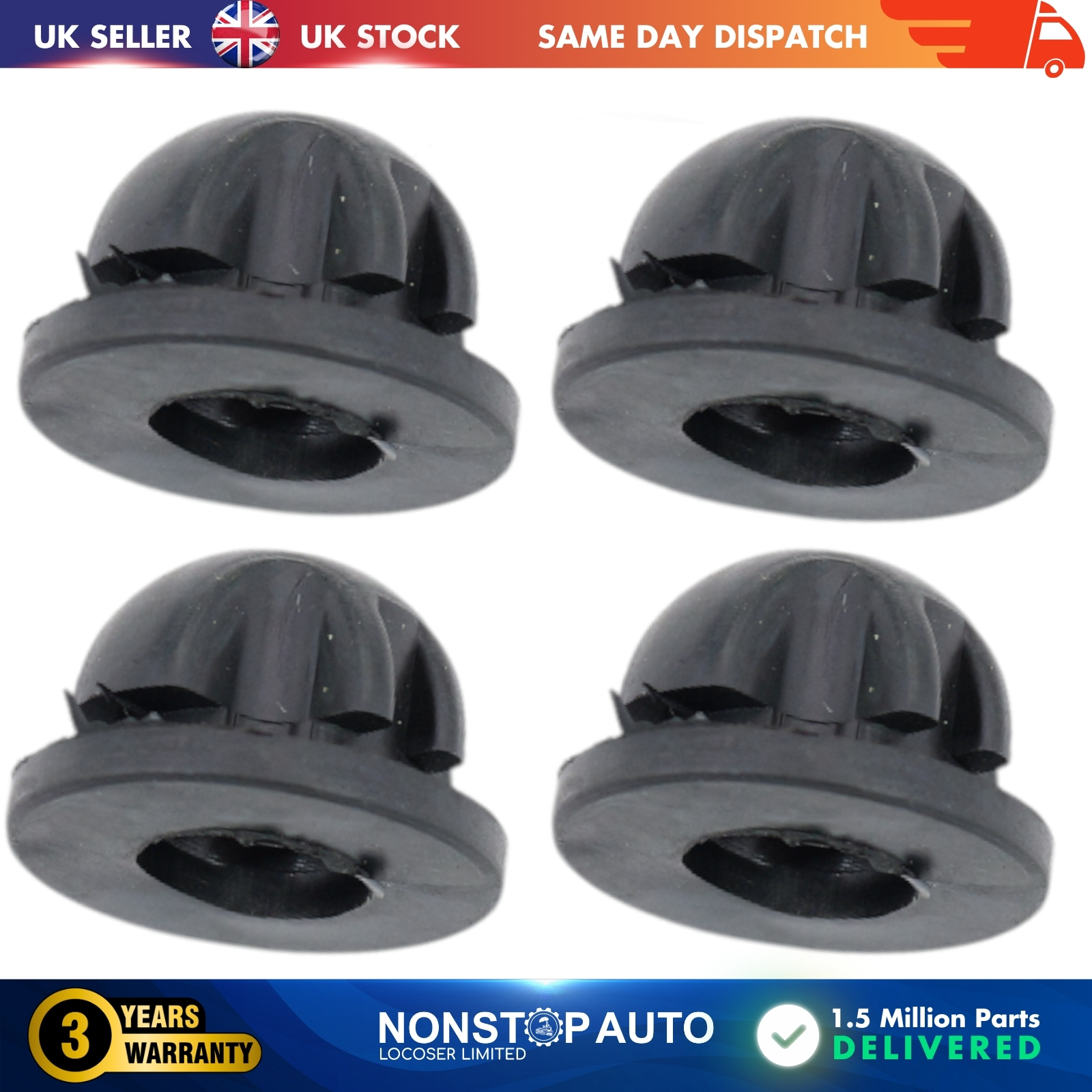 4X ENGINE COVER TRIM RUBBER MOUNT GROMMENT FOR BMW 1 2 3 4 5 6 7 8 X1 X2 X3 X4 X5 X6 X7 Z4 MINI MINI F56 F55 F54 F60 F57 11127614138