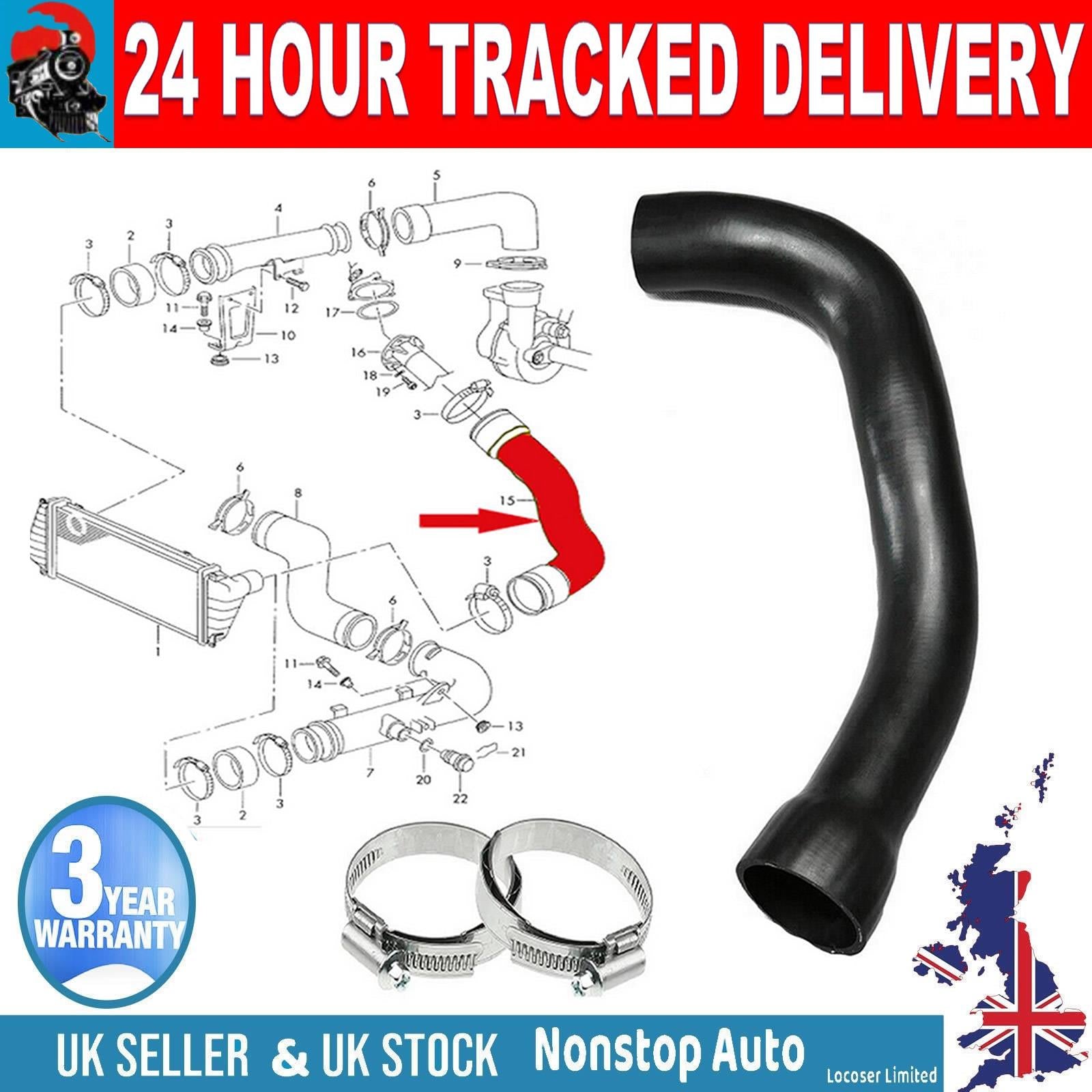 TURBO INTERCOOLER HOSE PIPE FOR  VW LT 28-35 28-46 2.8 TDI 2D0145856C