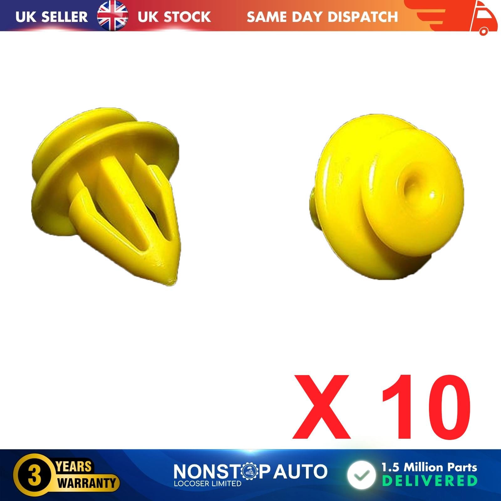 10 X FOR AUDI Interior Door Card Trim Panel Lining Retainer Clips X10 7M0867299K