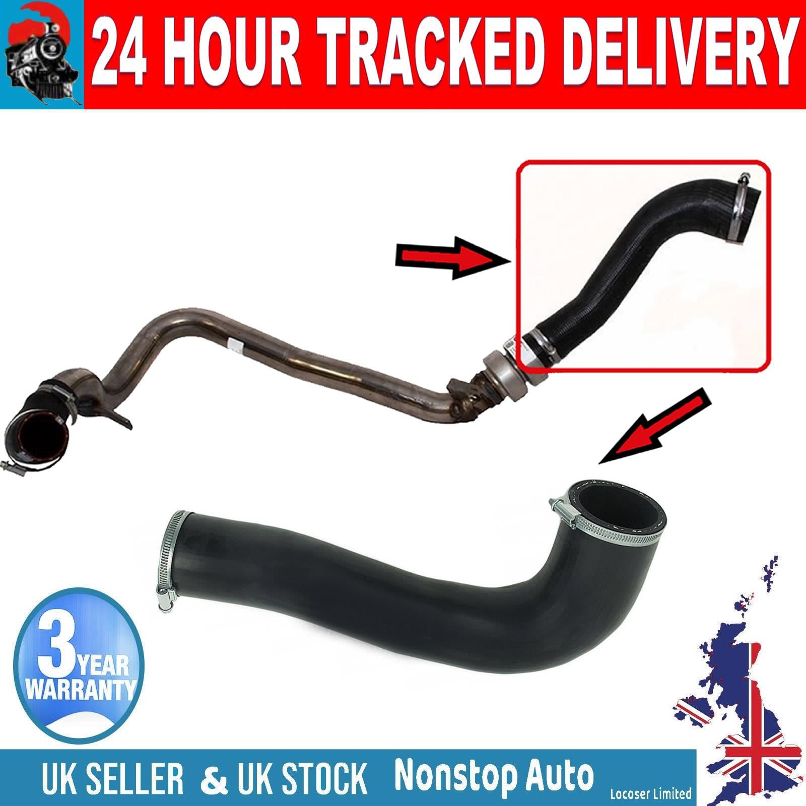 TURBO INTERCOOLER HOSE PIPE   LARGE   FOR LAND ROVER FREELANDER II 2.2 TD4 LR009799