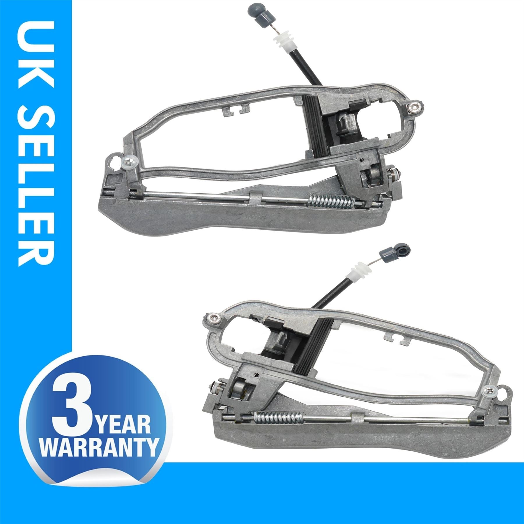 2 X Outer Door Handle Carrier Frame Mechanism Rear Side Fits BMW X5 E53 51218243635 , 51218243636