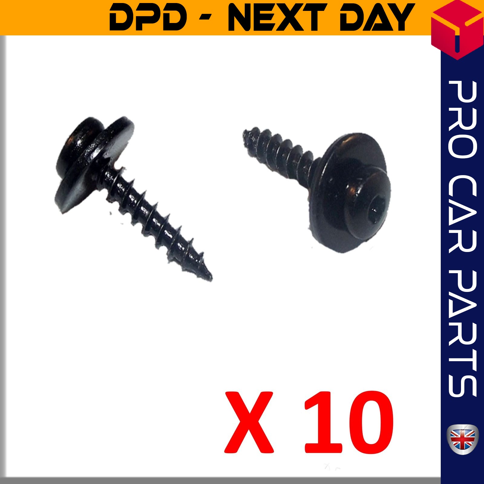 10X Bumper Wheelarch Engine Undertray Screws Clips Fits SMART Fortwo 7703017090