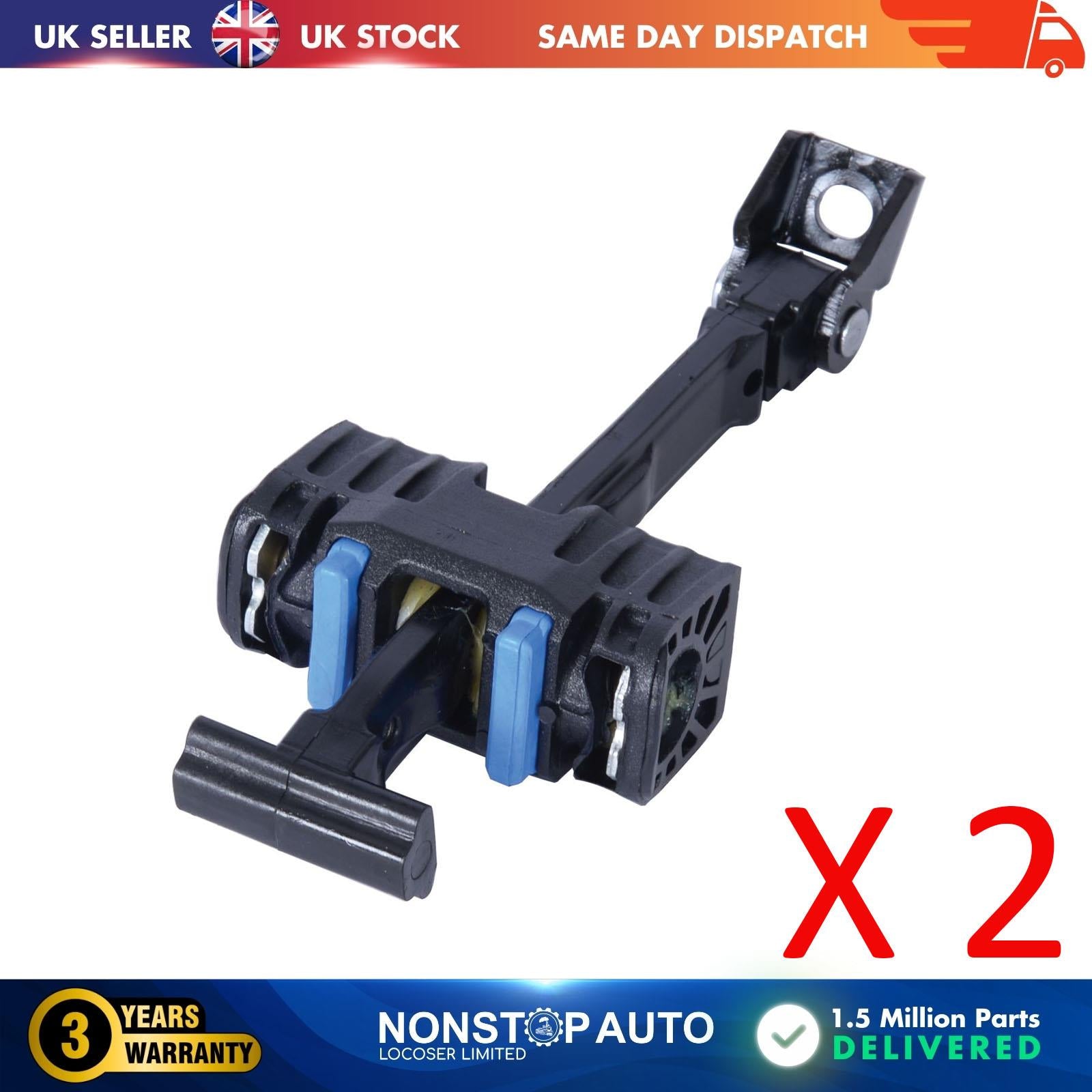 2 X Front Door Hinge Stop Check Strap Limitery Right and Left Side Fits VW Amarok  2H0837249