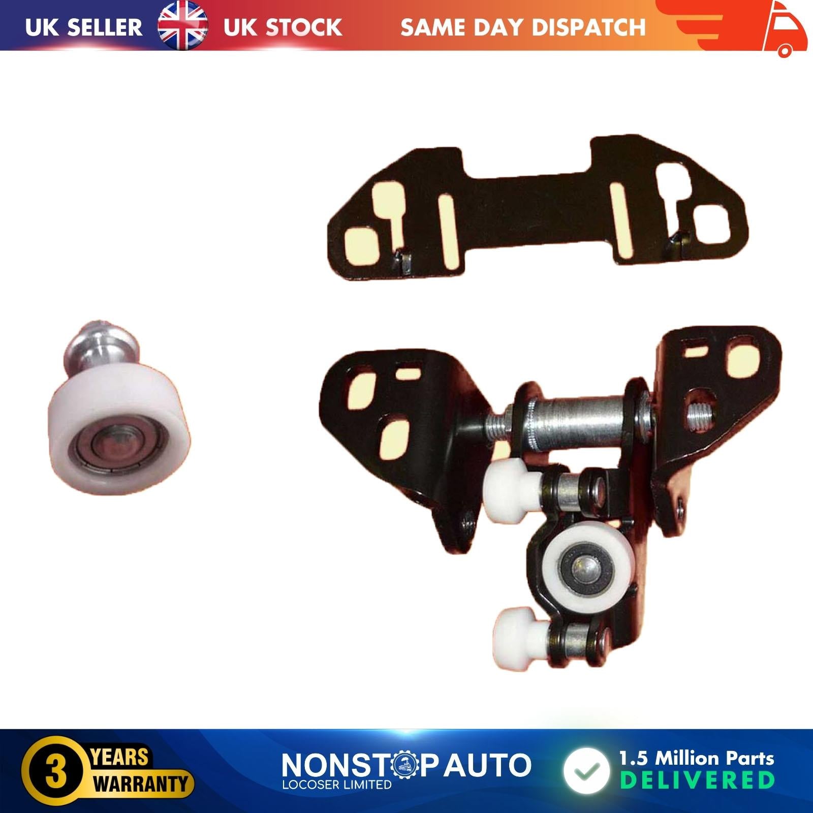 Sliding Door Roller Guide Hinge Bottom Middle Set Left Side Fits VW Crafter