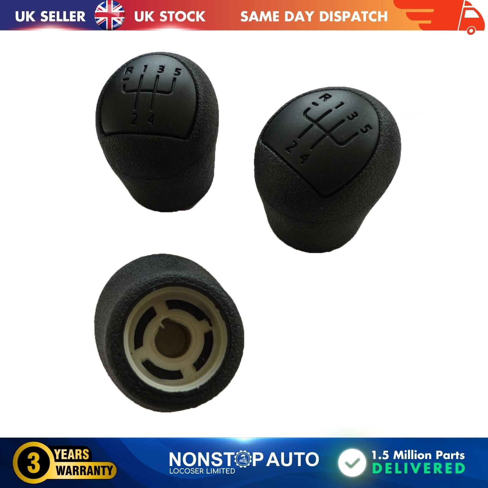 RENAULT Clio Kango Twingo gear knob 5 speed black