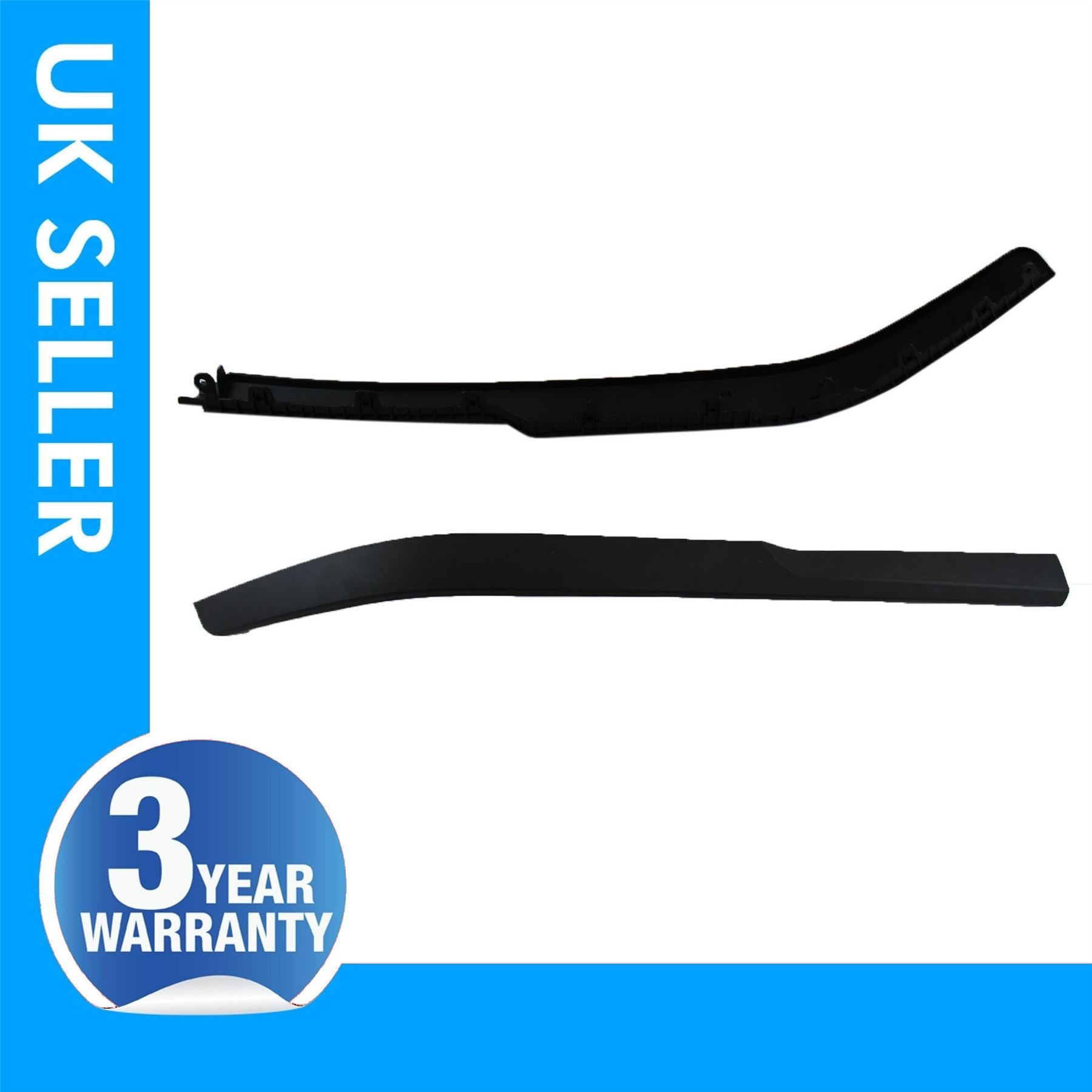 2X front bumper Spoiler  Extension Valance Splitter FOR Vauxhall VectraC 1400357