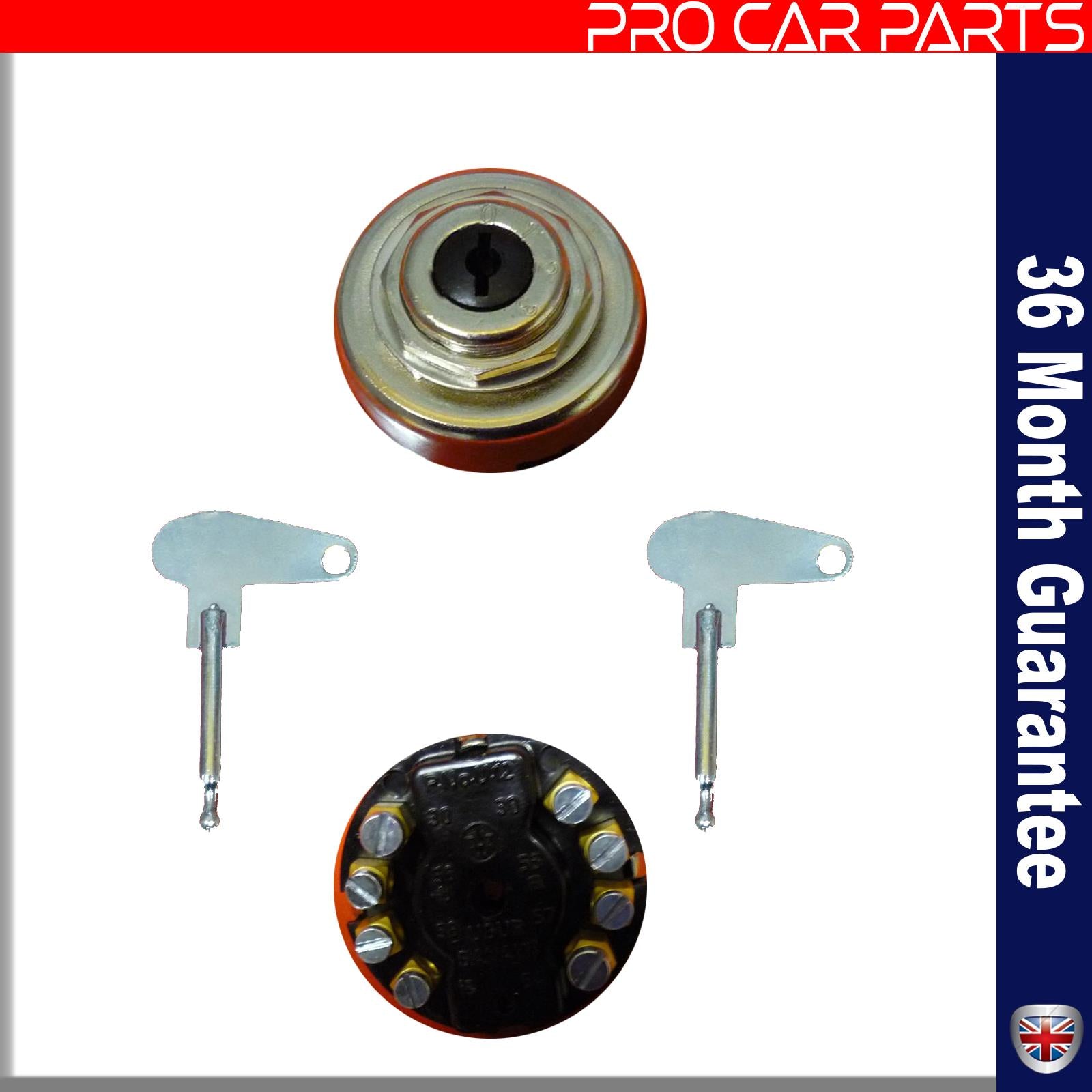 Universal Tractor ignition switch starter 2 keys Massey Ferguson Fiat JCB David Brown Case John Deere