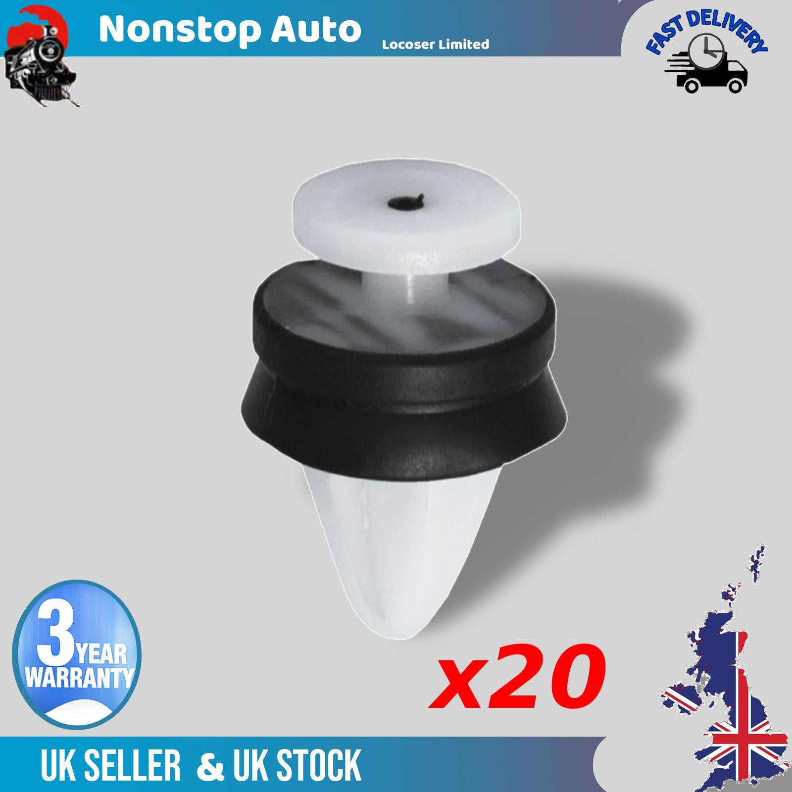 20X Door Trim Panel Mounting Clips For FIAT Talento 1612108380