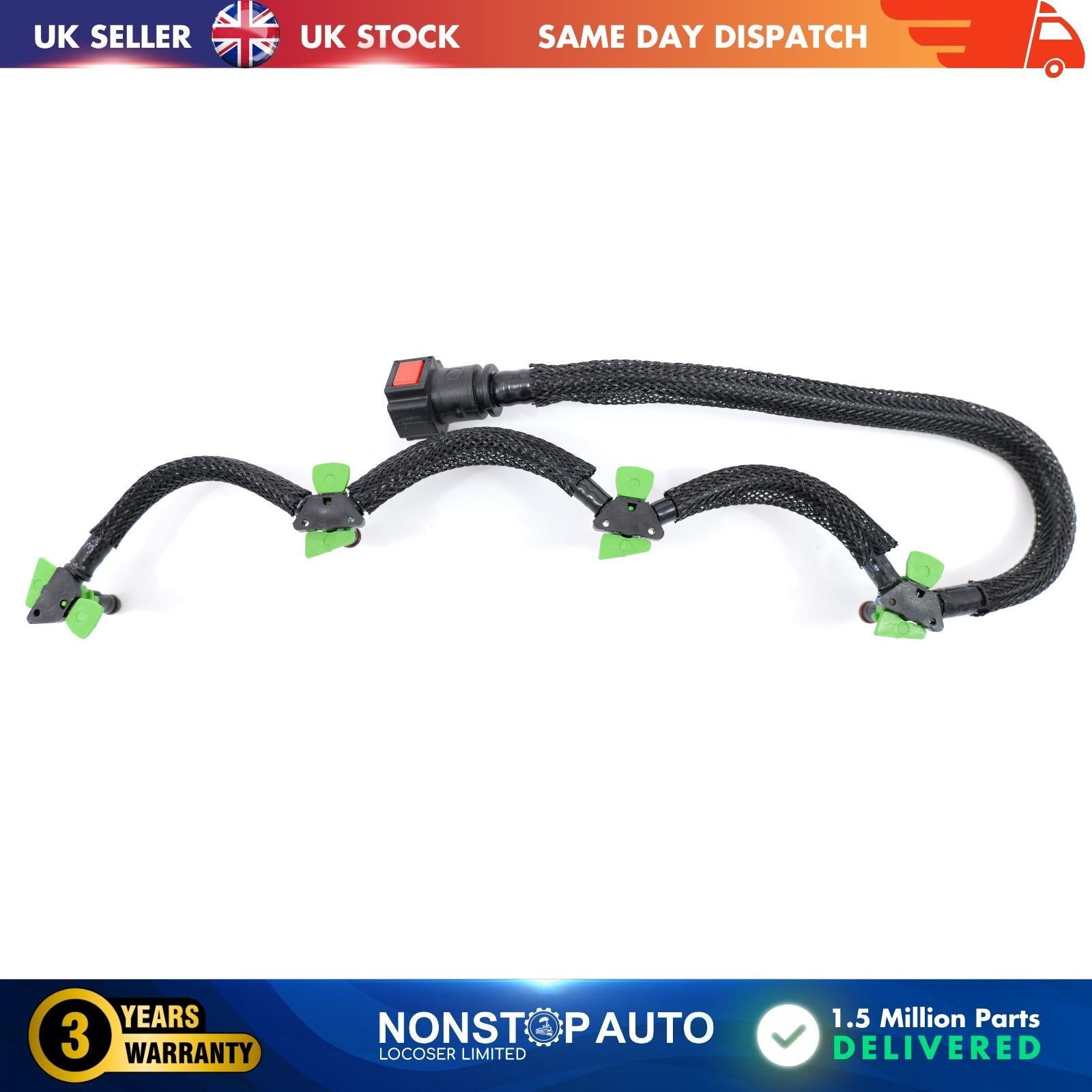 Fuel Injector Return Leak Off Pipe For FORD Fiesta MK6 Focus MK3 B-Max Transit Courier Tourneo Courier Mondeo MK5  6Q9K022CA